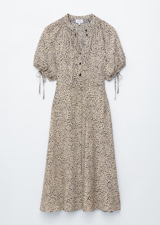 & Other Stories TIE-WAIST MIDI DRESS