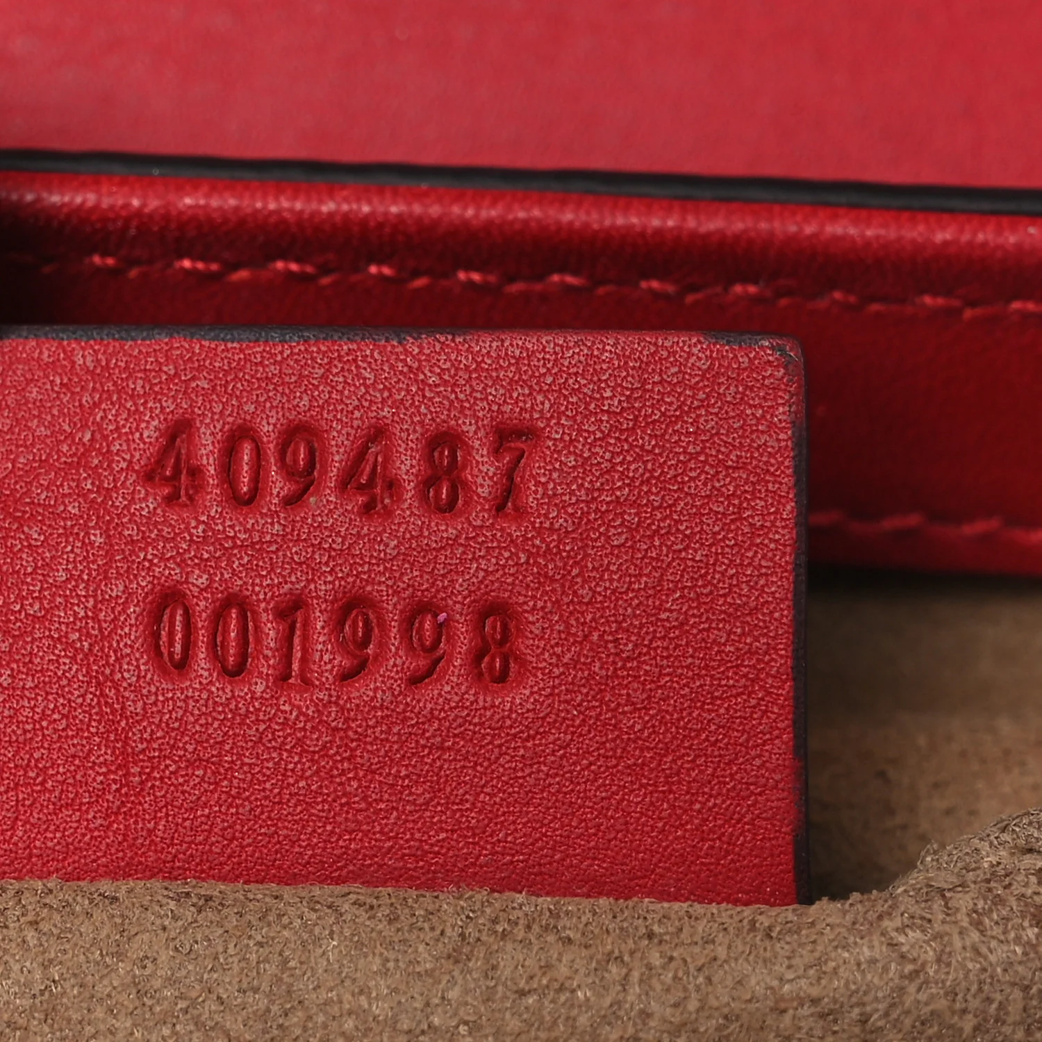 GG Supreme Monogram Calfskin Small Padlock Shoulder Bag Beige Hibiscus Red New Rosette - Top Club