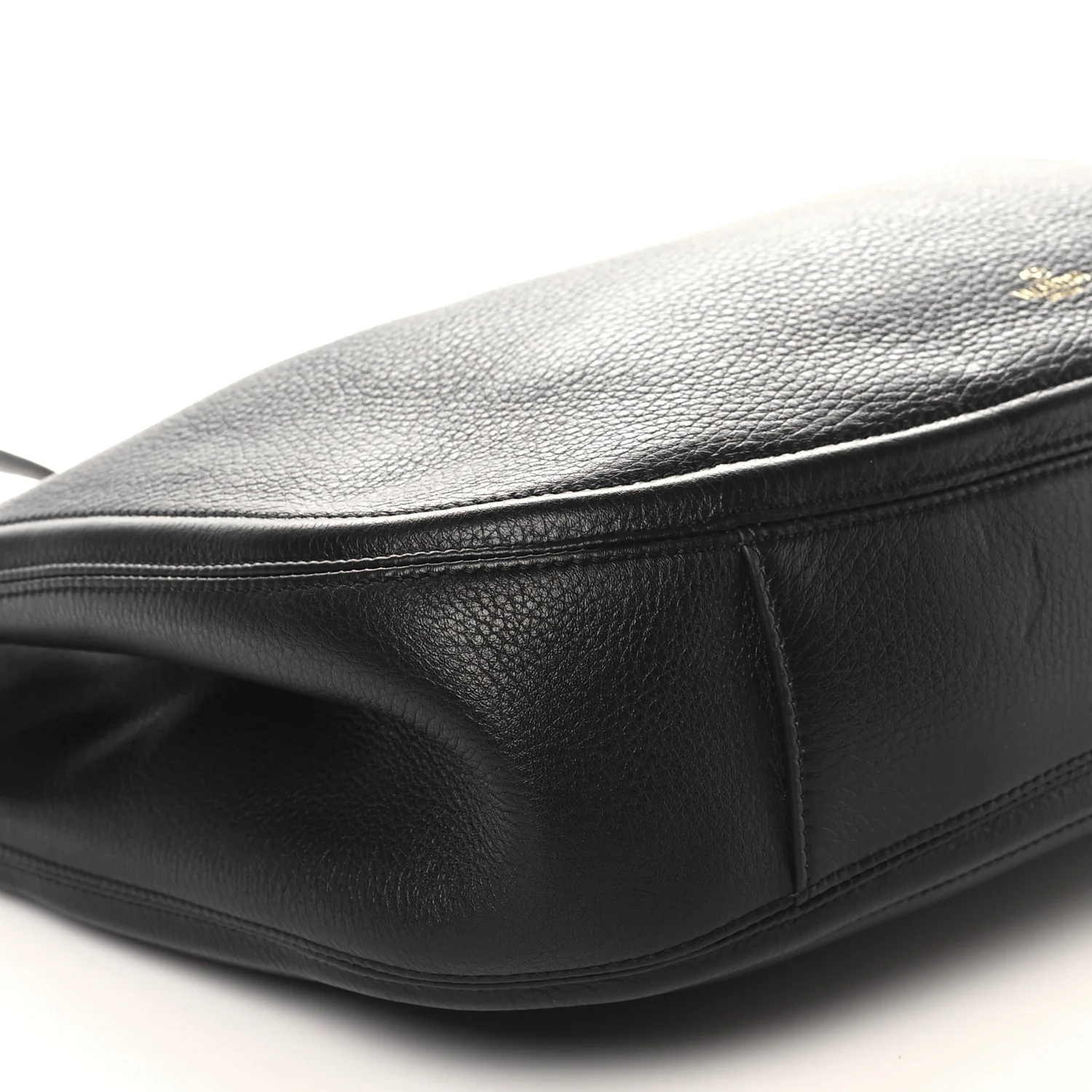 Nappa Maxi Vlogo Gate Hobo Bag Black - Top Club