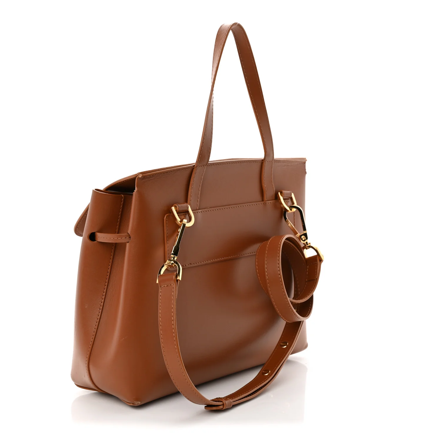 Calfskin Soft Lady Bag Biscotti - Top Club