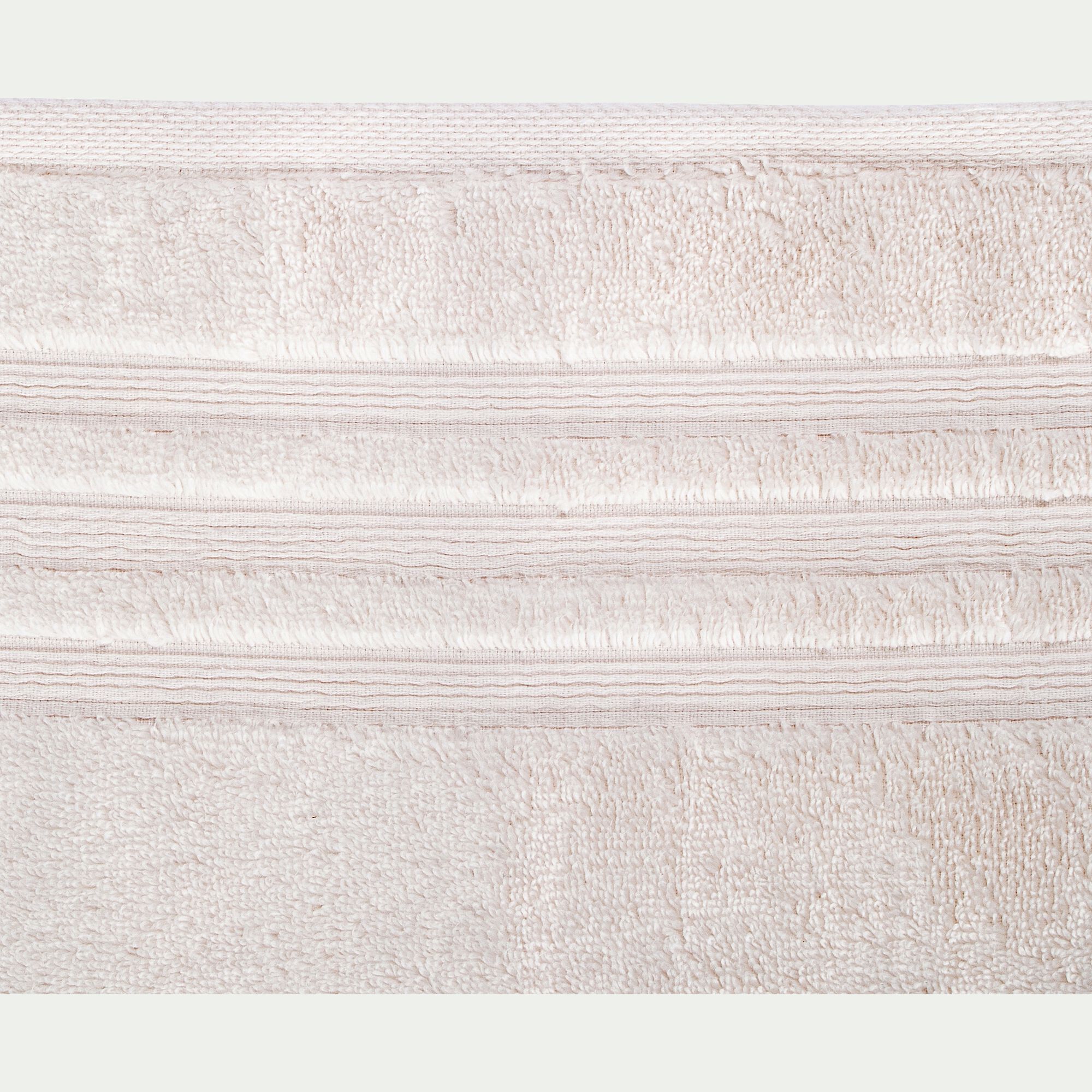 NOUN - Serviette de bain bouclette en coton - blanc ventoux 50x100cm