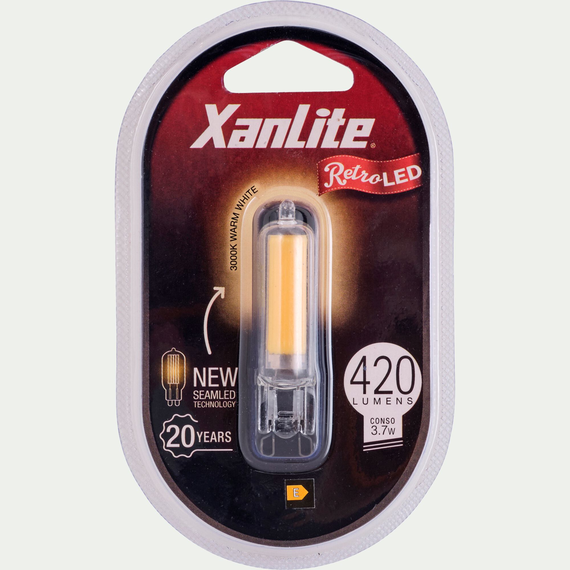 FILIA - Ampoule LED à filament culot G9 - transparent