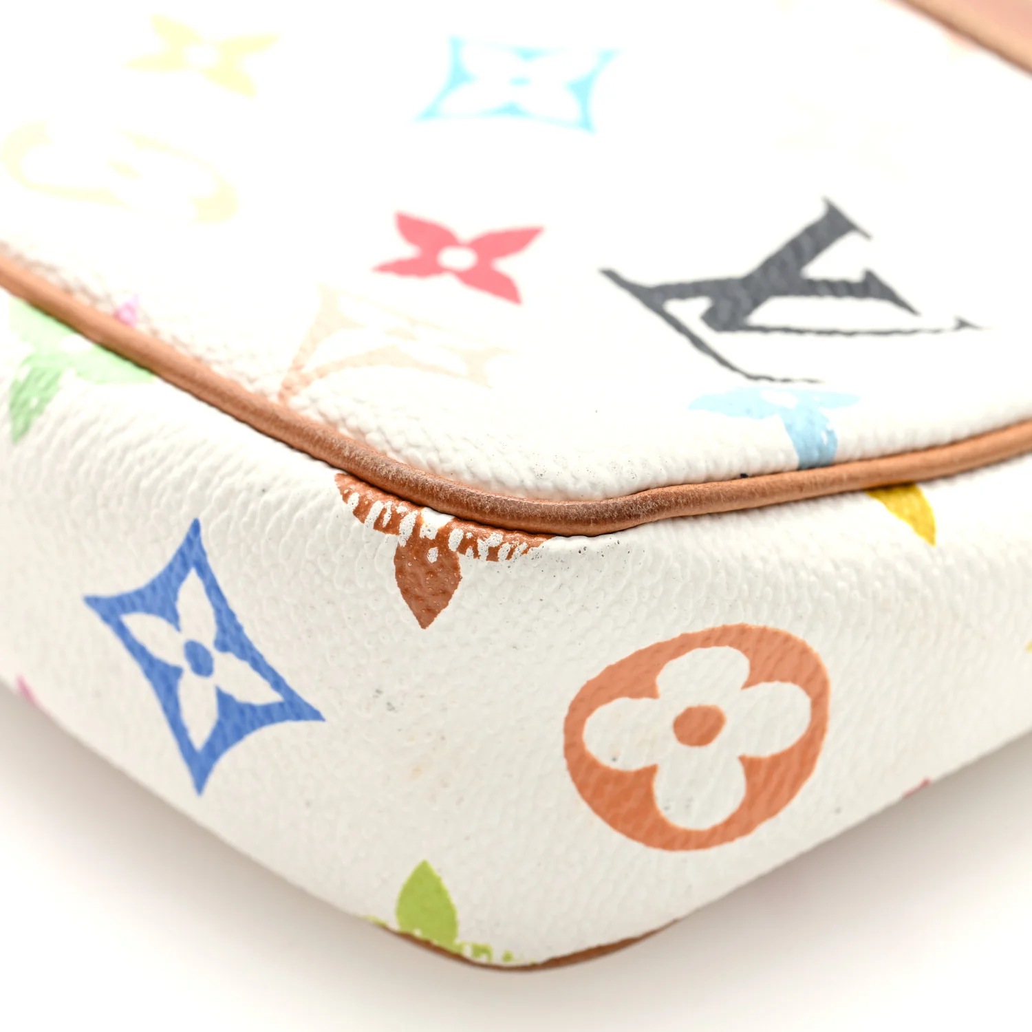 Monogram Multicolor Pochette Accessories White - Top Club