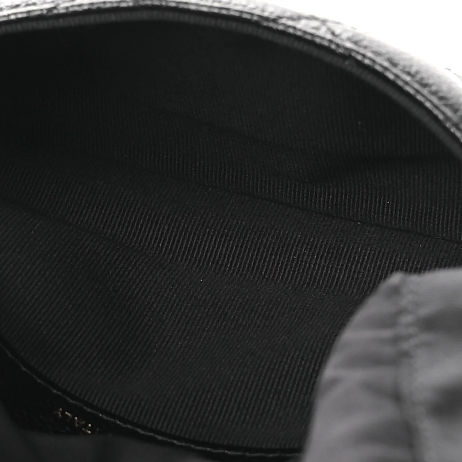 Caviar Fabric Foldable Tote Bag With Chain Black Multicolor - Top Club