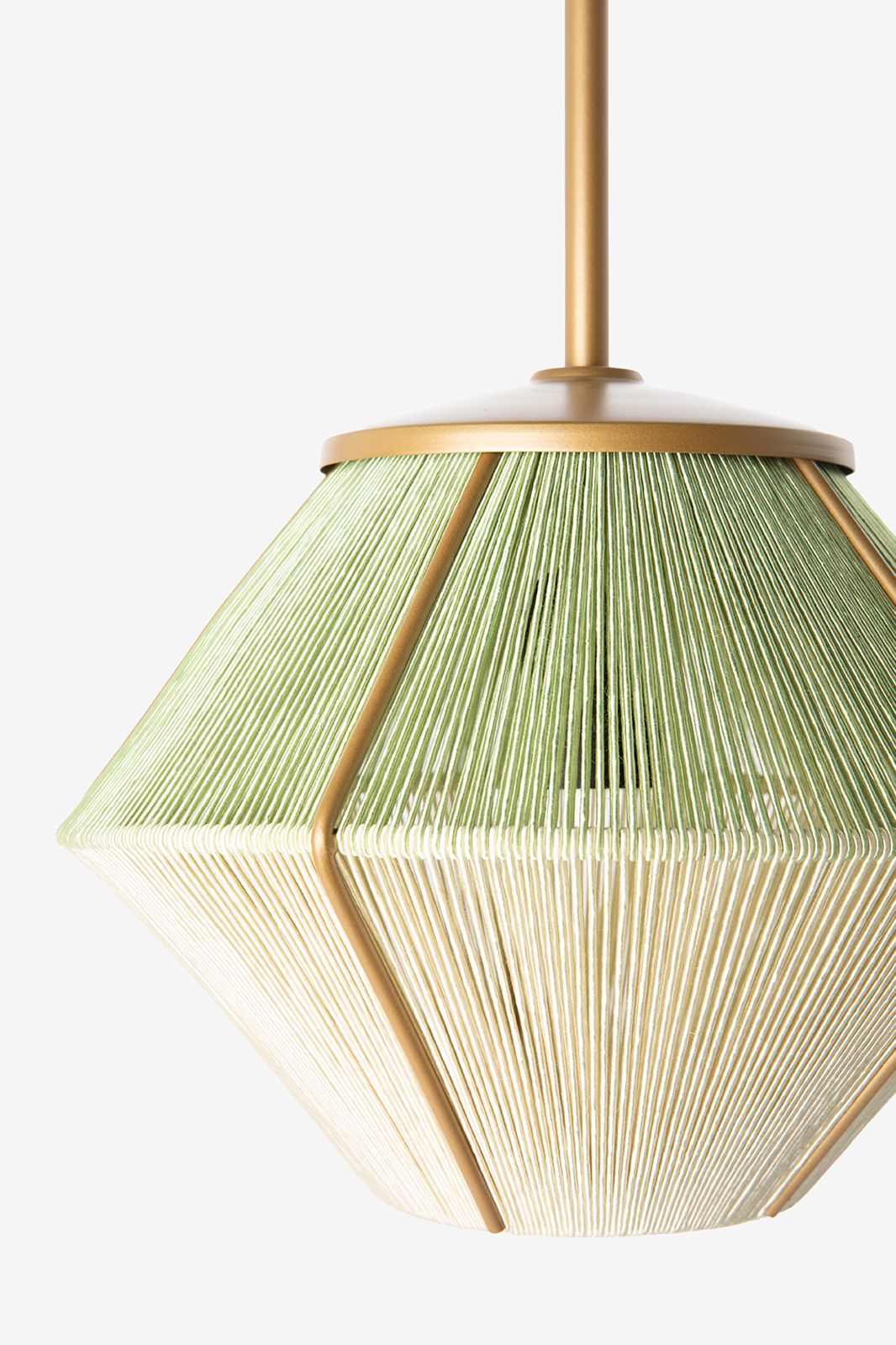 Lichtgroene hanglamp Aural shades Mini