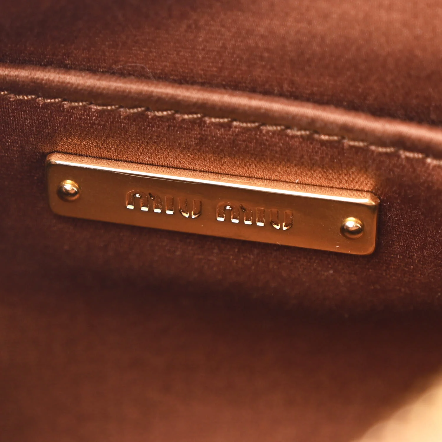 Nappa Knot Top Handle Shoulder Bag Cognac - Top Club