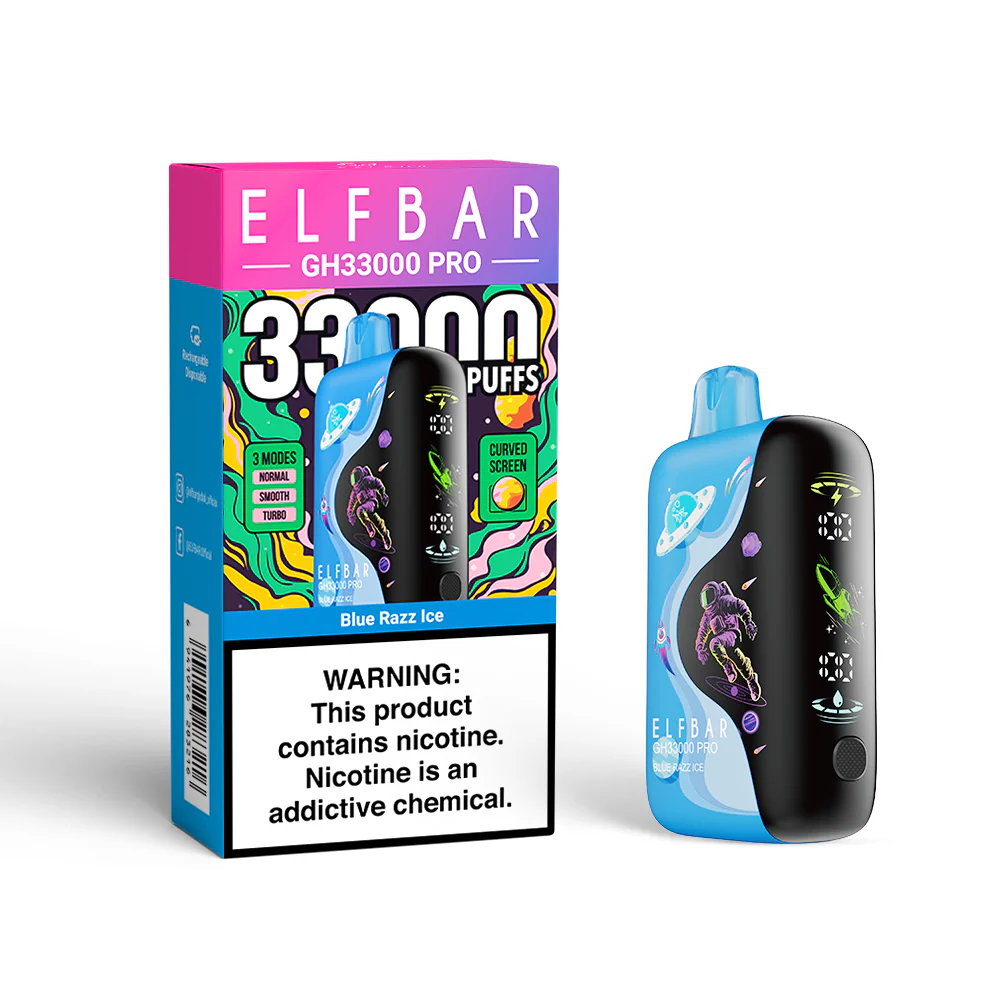 ELFBAR GH33000 PRO Rechargeable Disposable Vape (All Flavours)