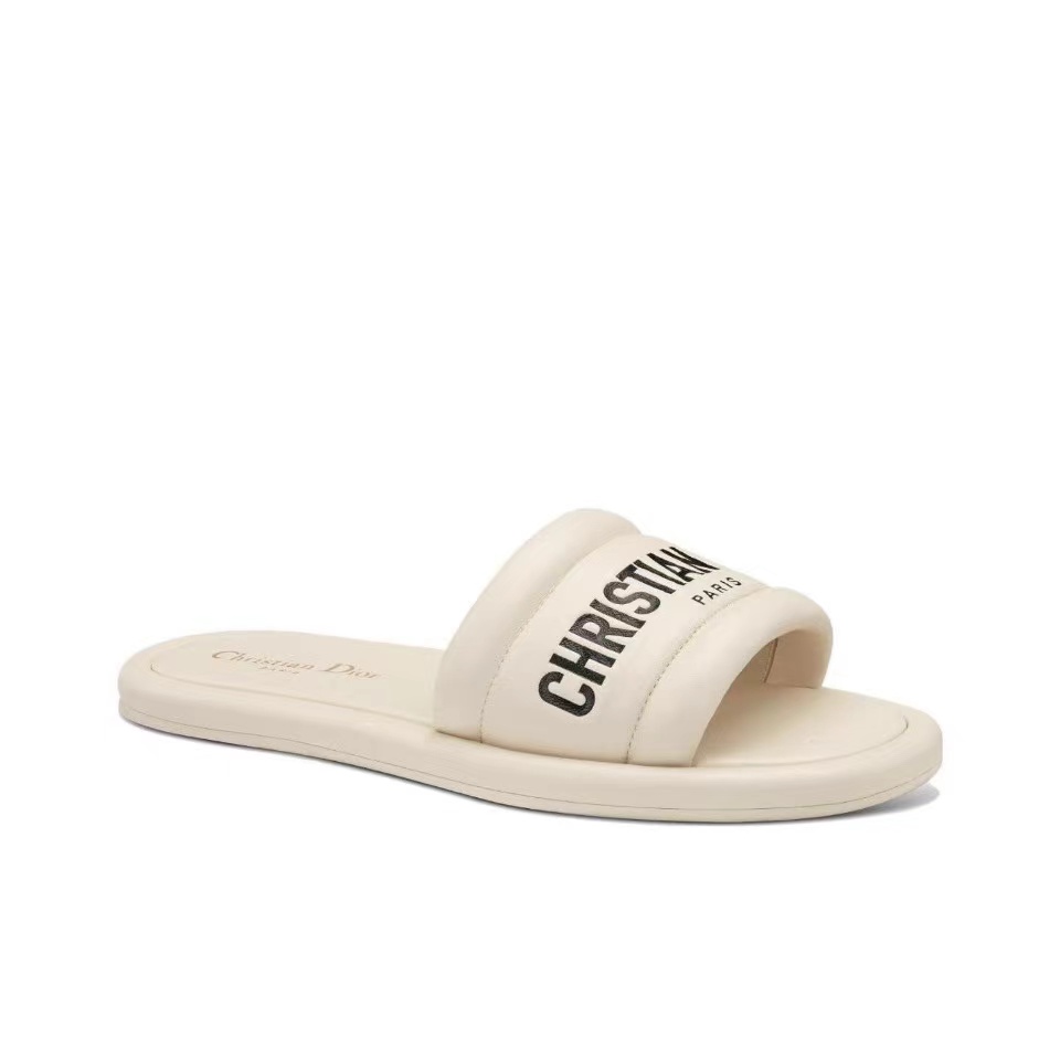 Dior Every-D Leather Fashion Flip-flops Shoes Sandal (Replica) - Sneaker Replica Workshop