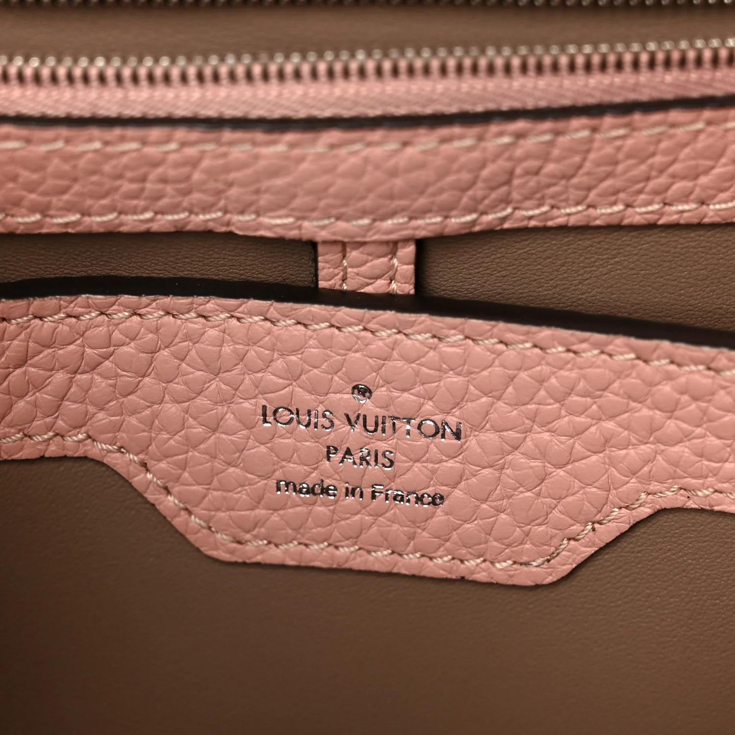 Taurillon Snakeskin Capucines PM Magnolia - Top Club