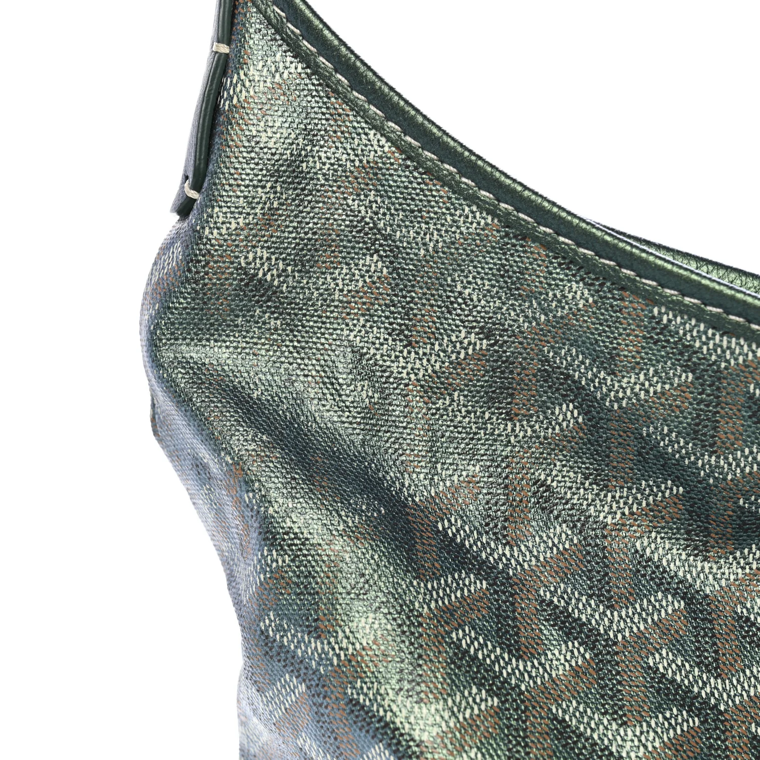 Iridescent Goyardine Boheme Hobo Pearly Green - Top Club