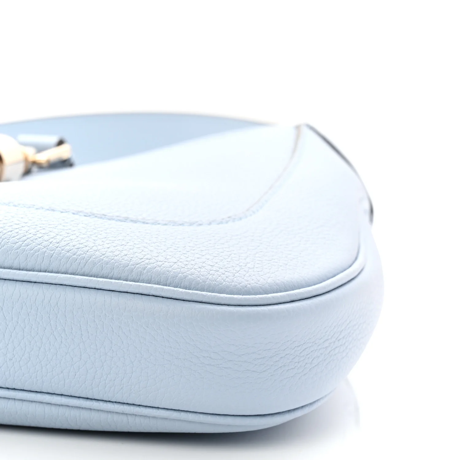 Grained Calfskin Web Medium Jackie 1961 Hobo Light Blue - Top Club