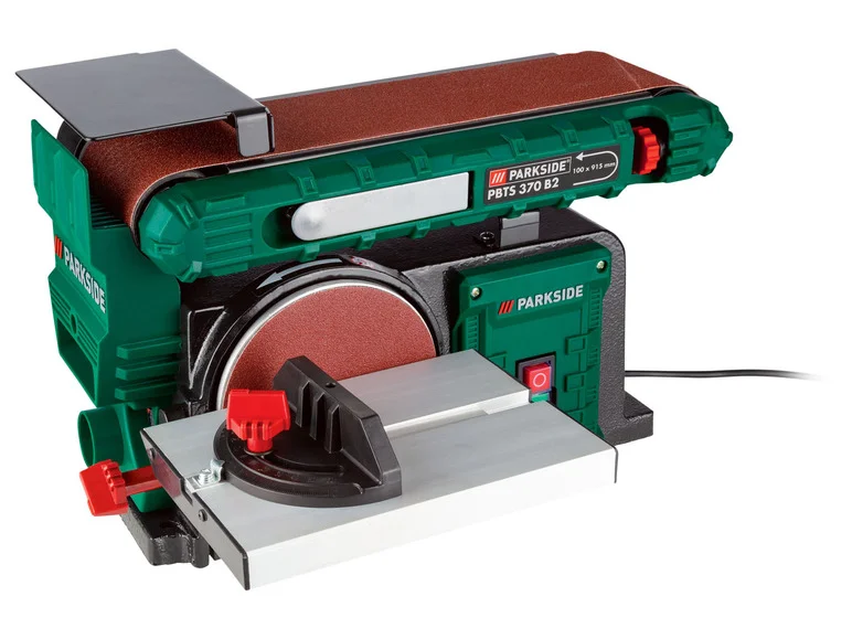 PARKSIDE belt and disc sander PBTS 370 B2, 370 W