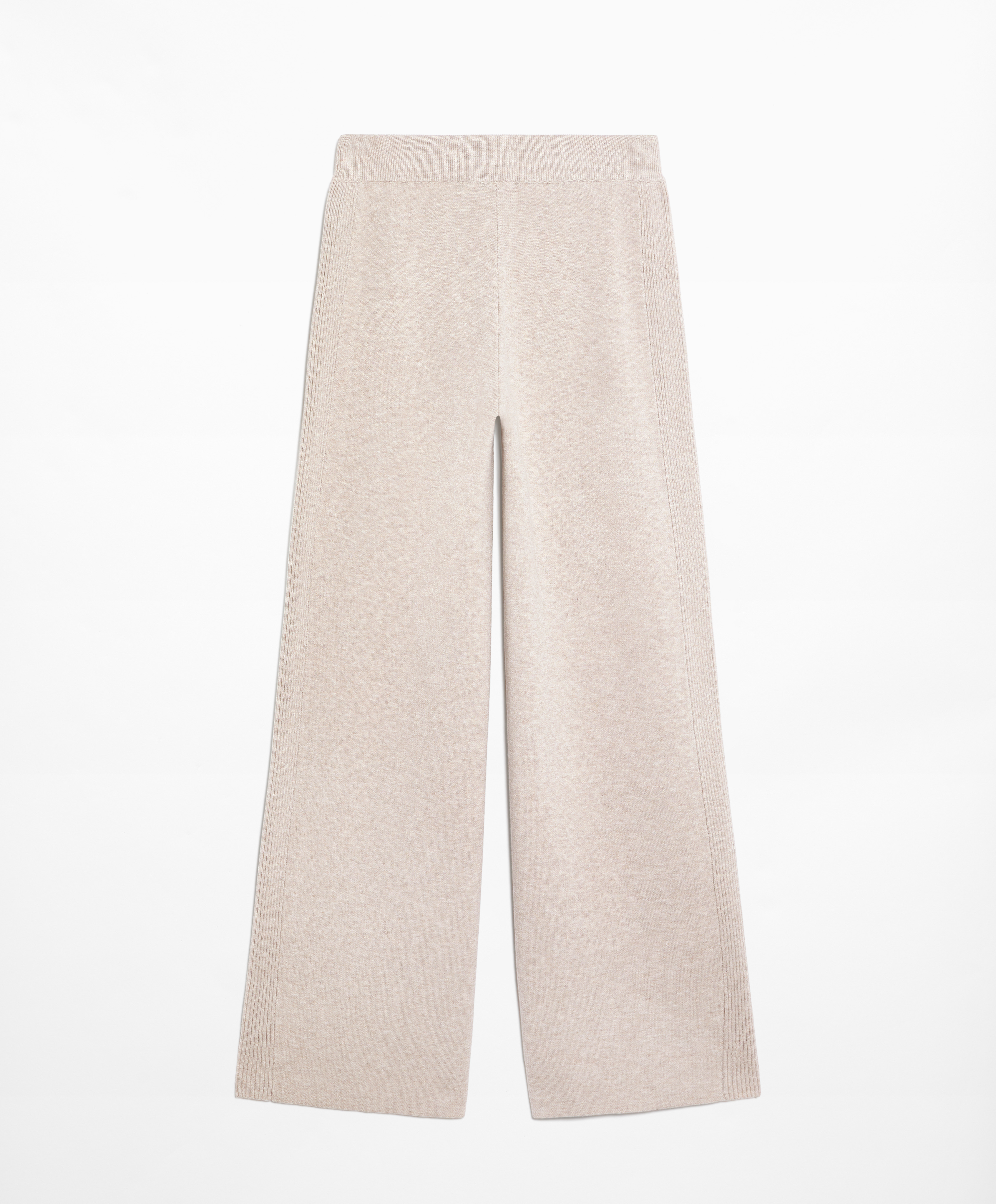OYSHO Side rib straight-leg knit trousers