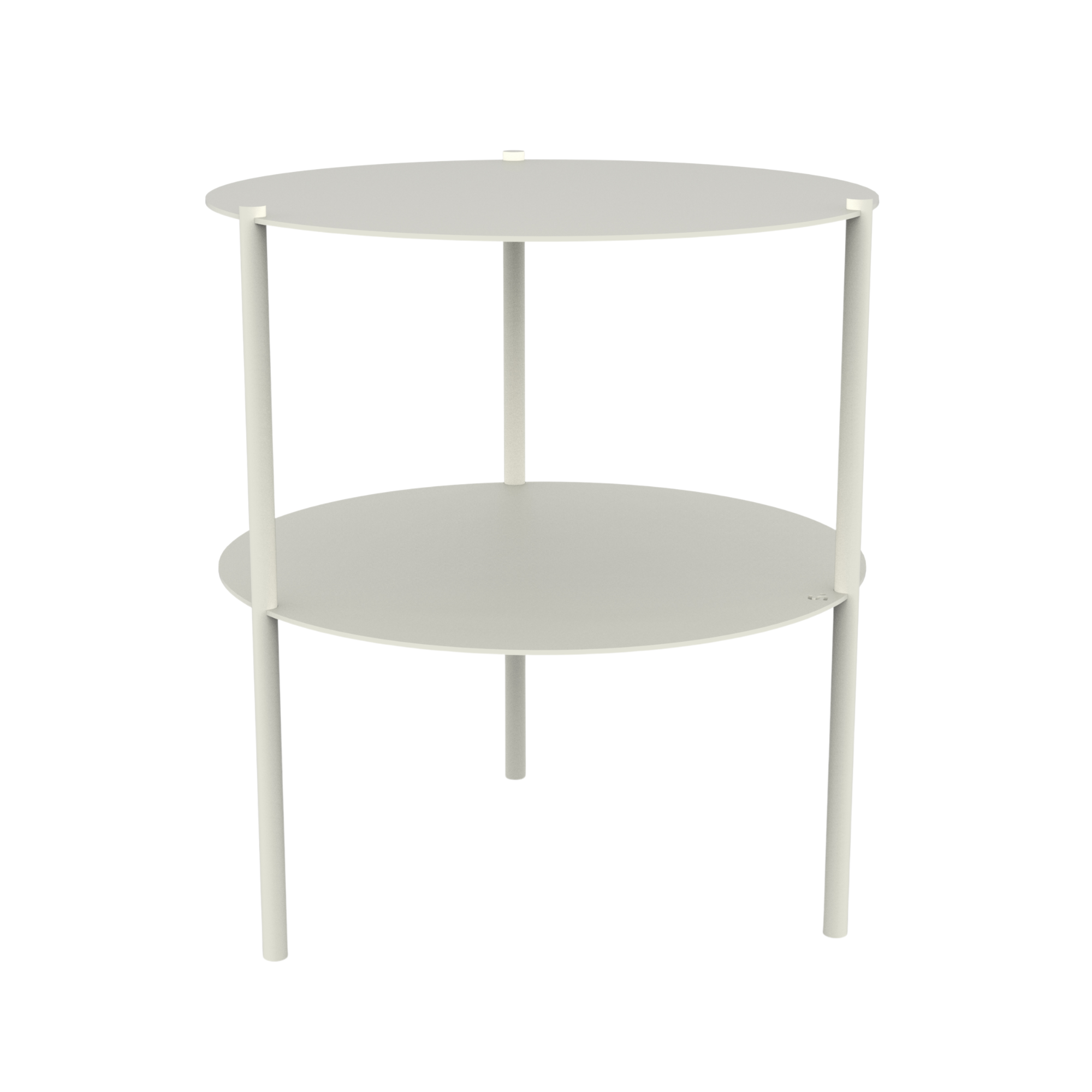 Bijzettafel Dualux 40x45 cm wit