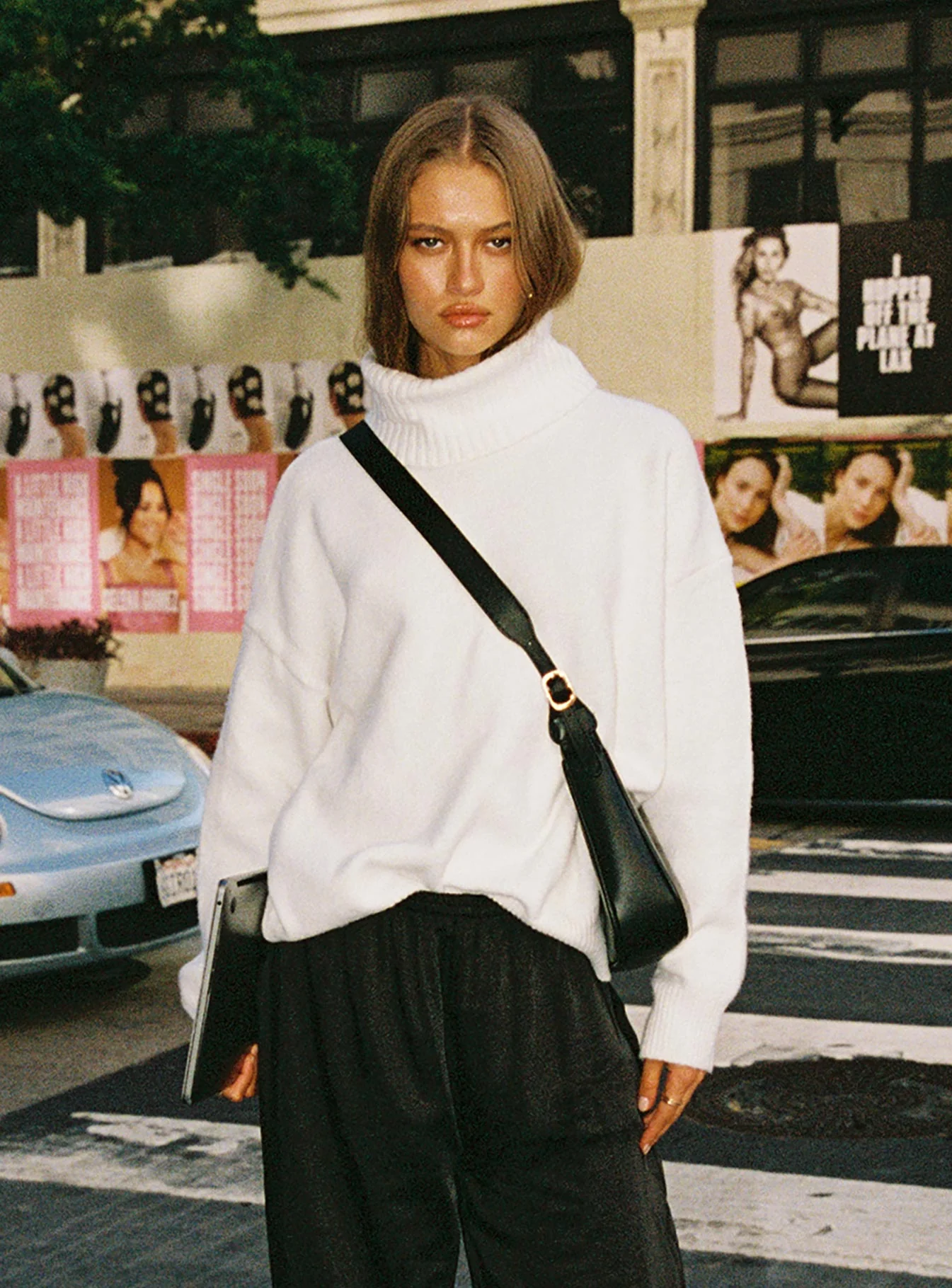 Oswin Turtleneck Sweater White