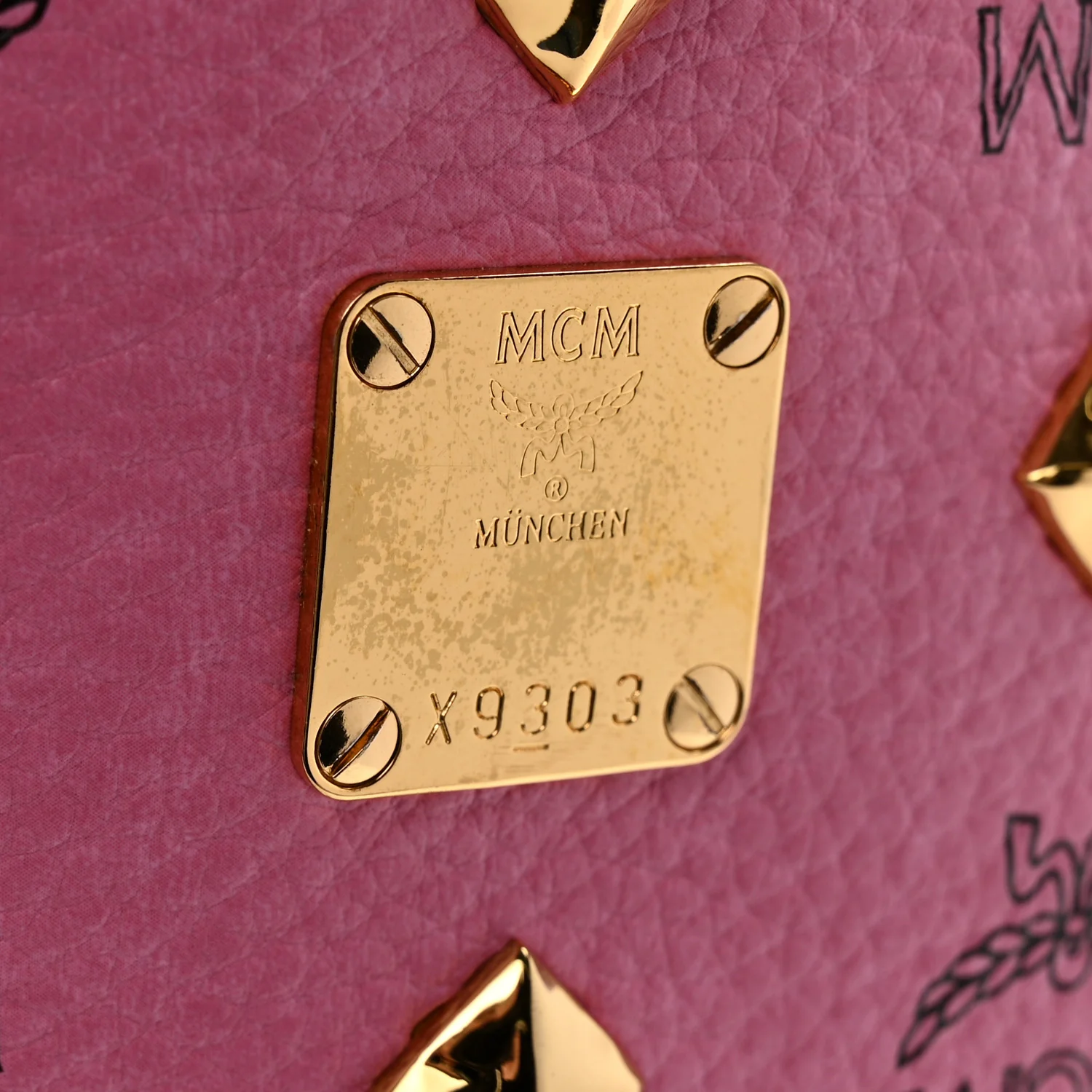 Visetos Studded Small Stark M Backpack Pink - Top Club