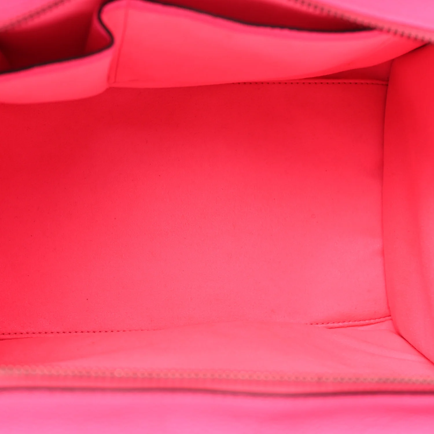 Drummed Calfskin Mini Luggage Fluo Pink - Top Club