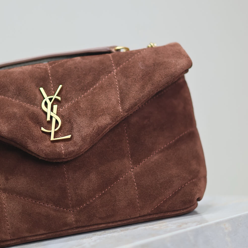 YSL Toy Puffer in suede - Top Club