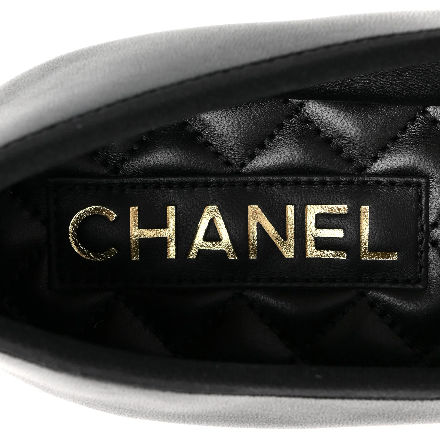 Lambskin Mary Jane Flats 38.5 Black - Top Club
