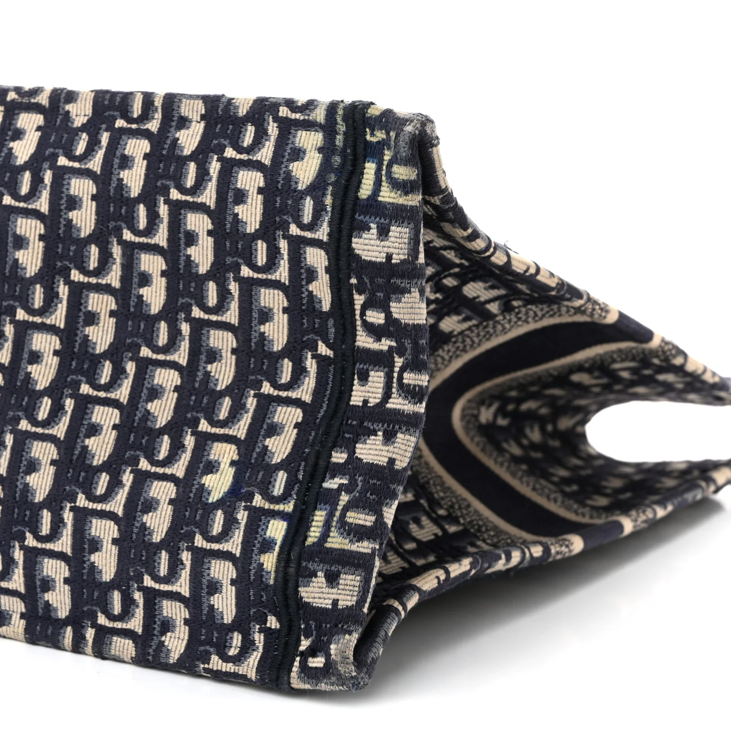 Oblique Large Book Tote Blue Multicolor - Top Club