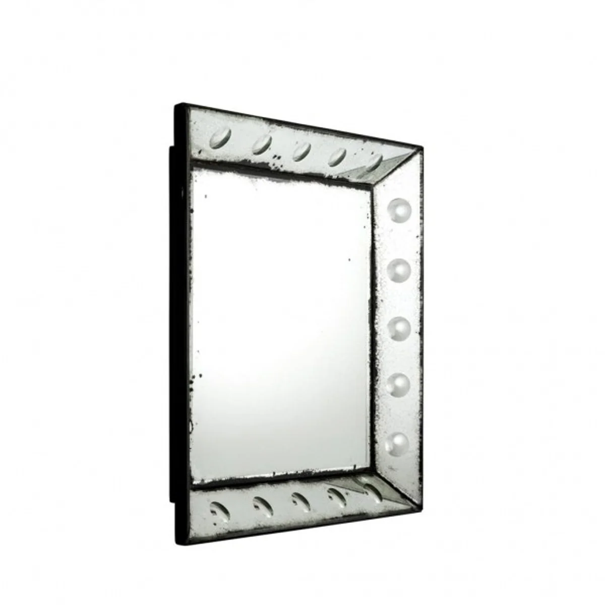 Vintage wall mirror antique style glass 40 x 40 cm - Hotel & Restaurant furnishings Art Deco