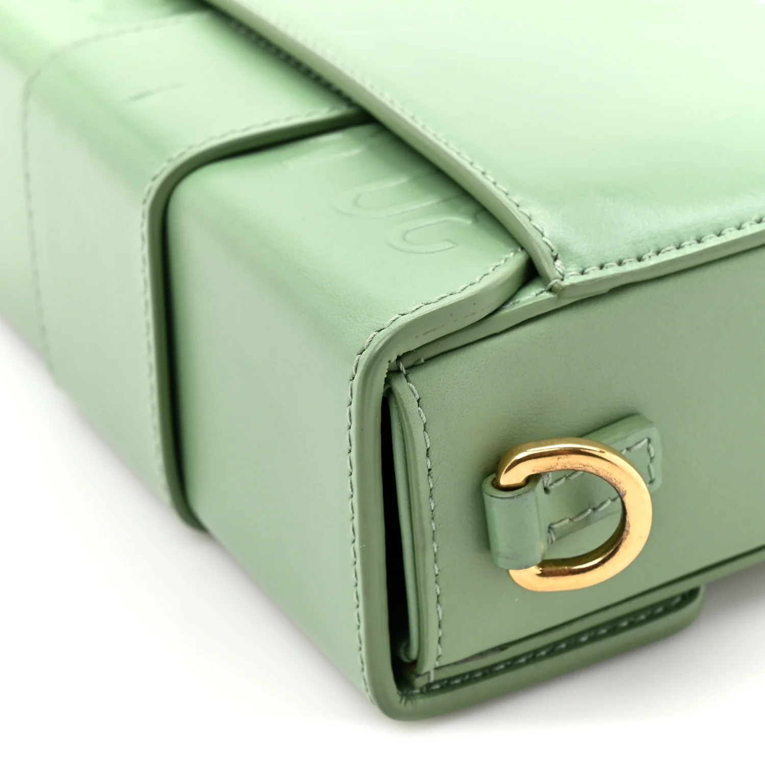 Box Calfskin 30 Montaigne Box Bag Mint Green - Top Club