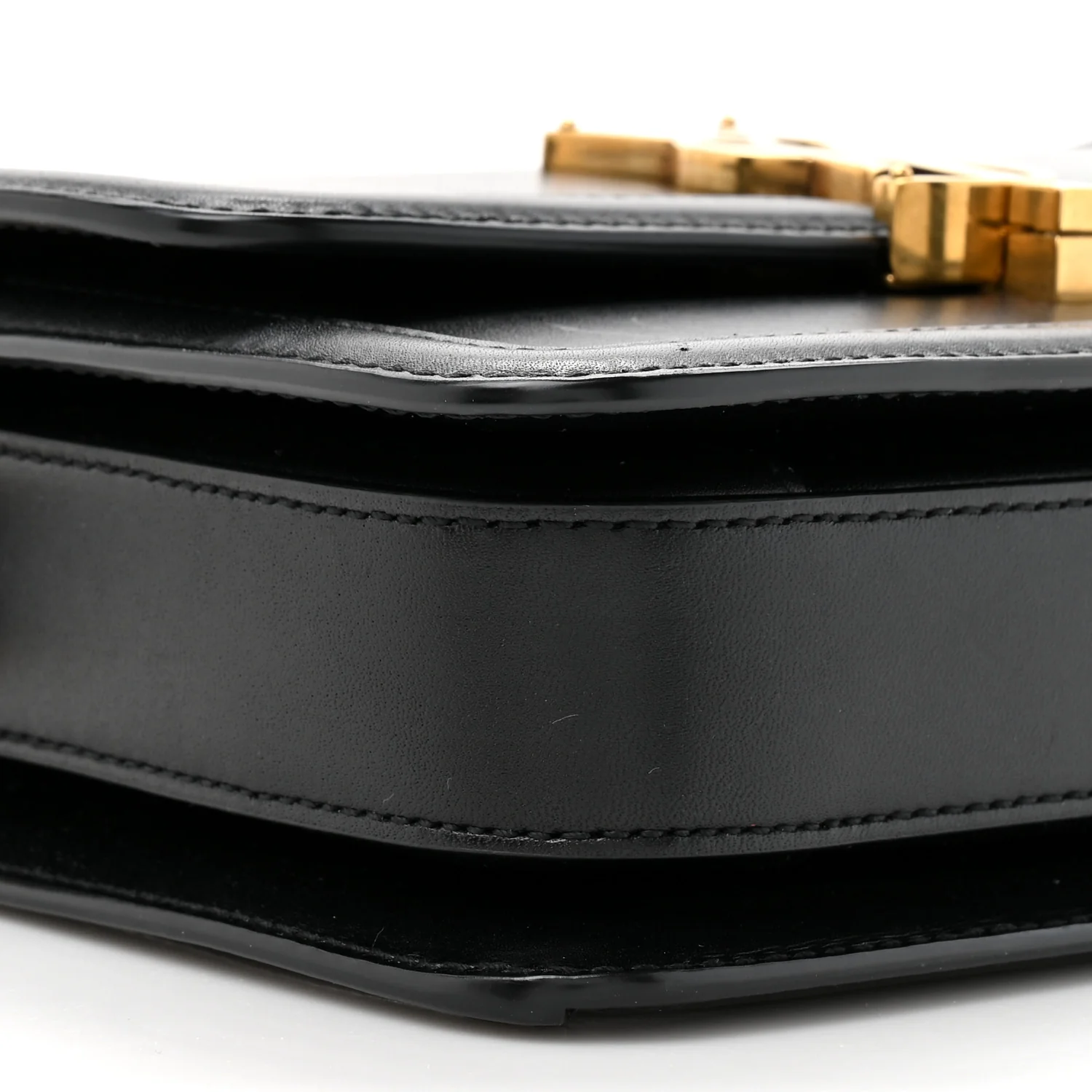 Smooth Calfskin Small Solferino Satchel Black - Top Club