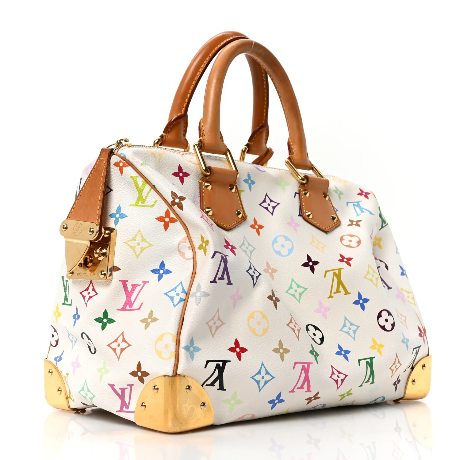 Monogram Multicolor Speedy 30 White - Top Club