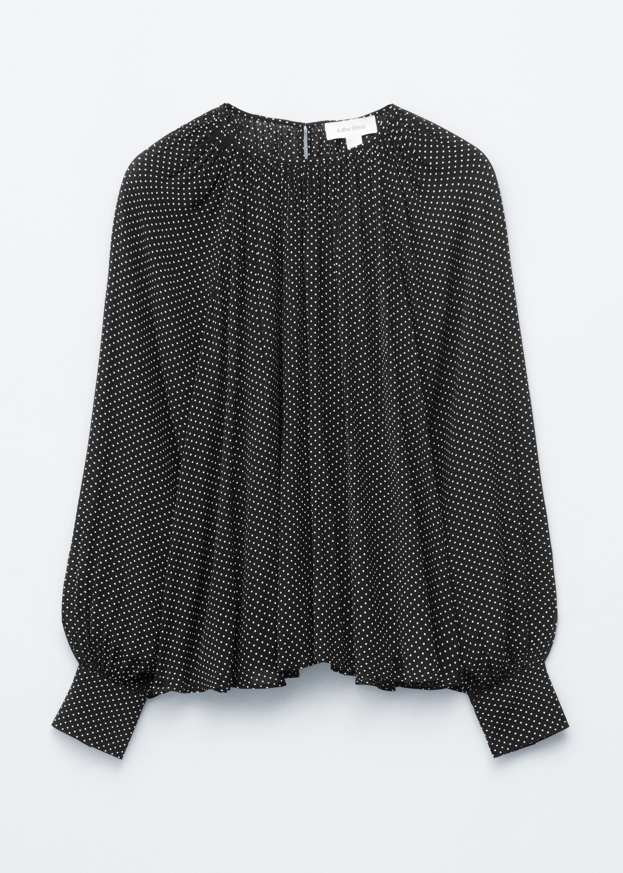 & Other Stories BALLOON-SLEEVE BLOUSE