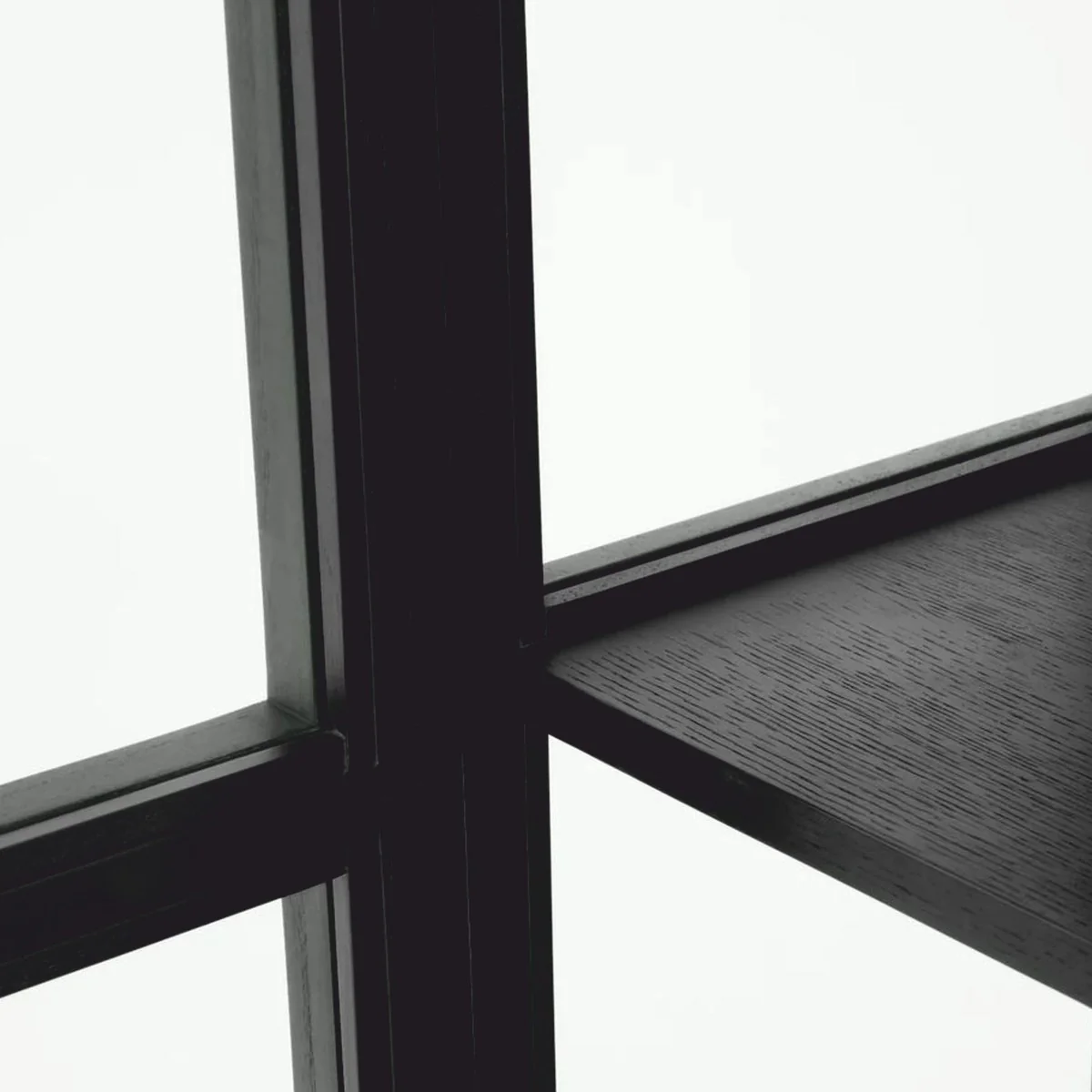 Luxury showcase black / bronze 118 x 44.5 x H. 210 cm - Luxury Interior