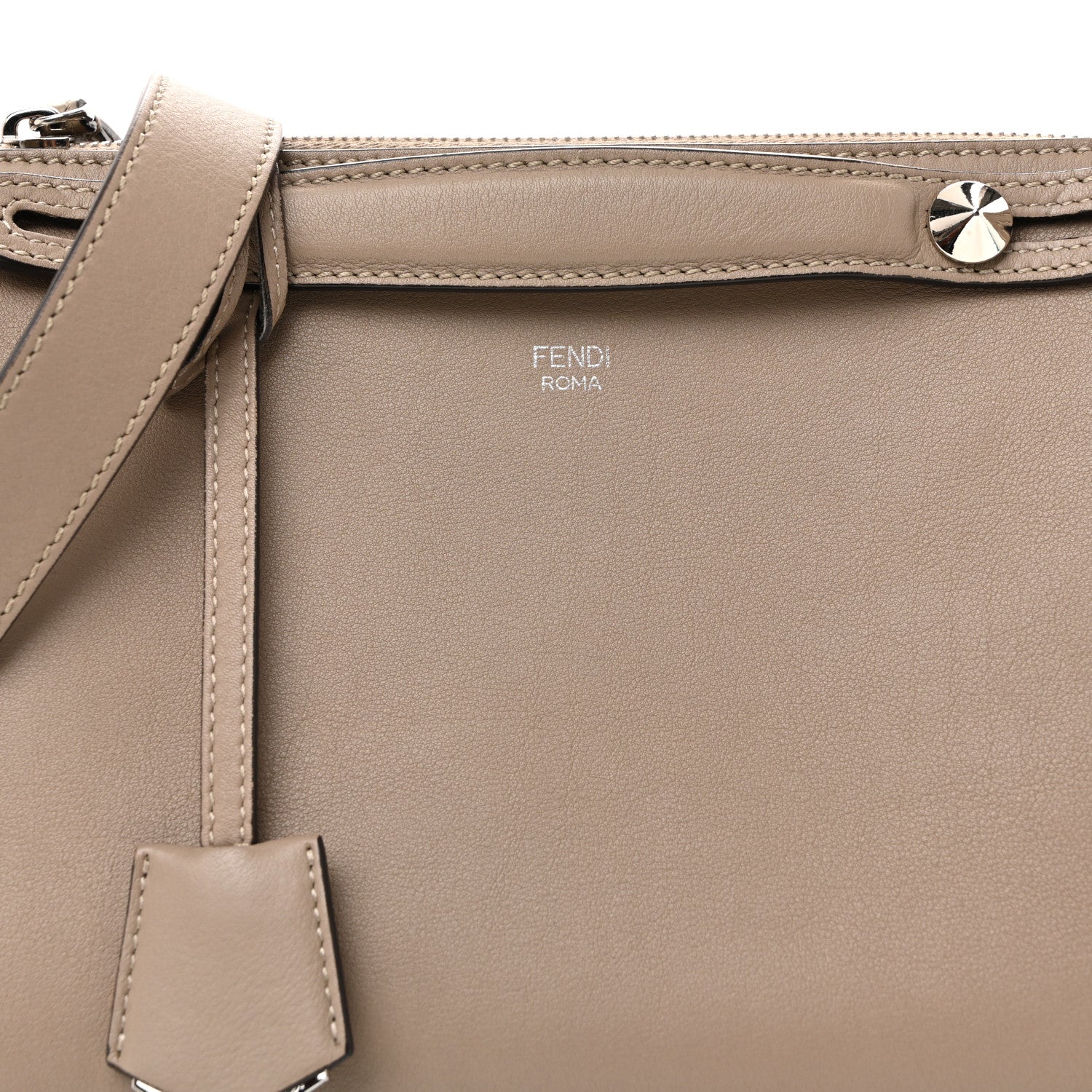 Vitello Dolce Medium By The Way Boston Bag Tortora - Top Club