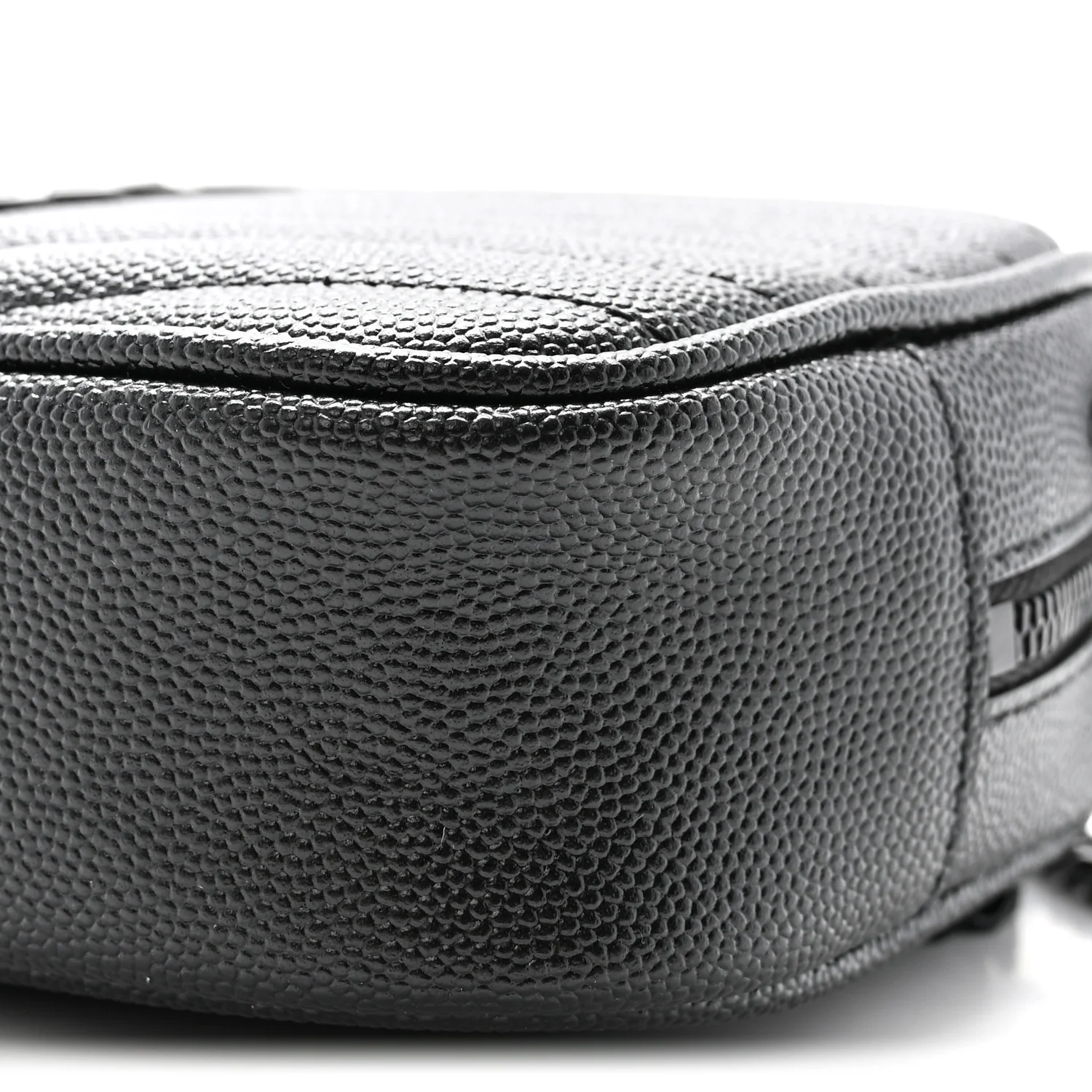 Grain De Poudre Matelasse Monochrome Monogram Mini Lou Camera Bag Black - Top Club