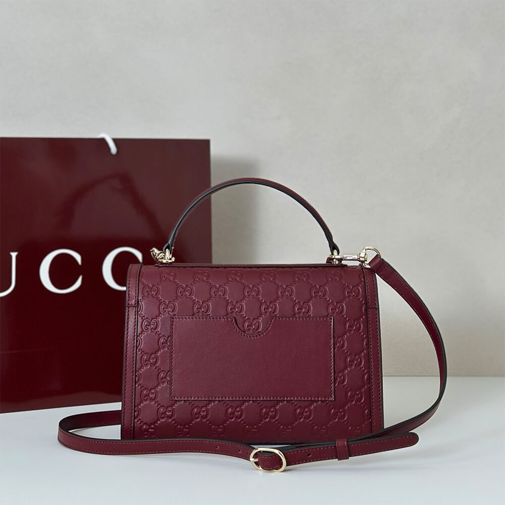 Gucci Padlock medium top handle bag - Top Club