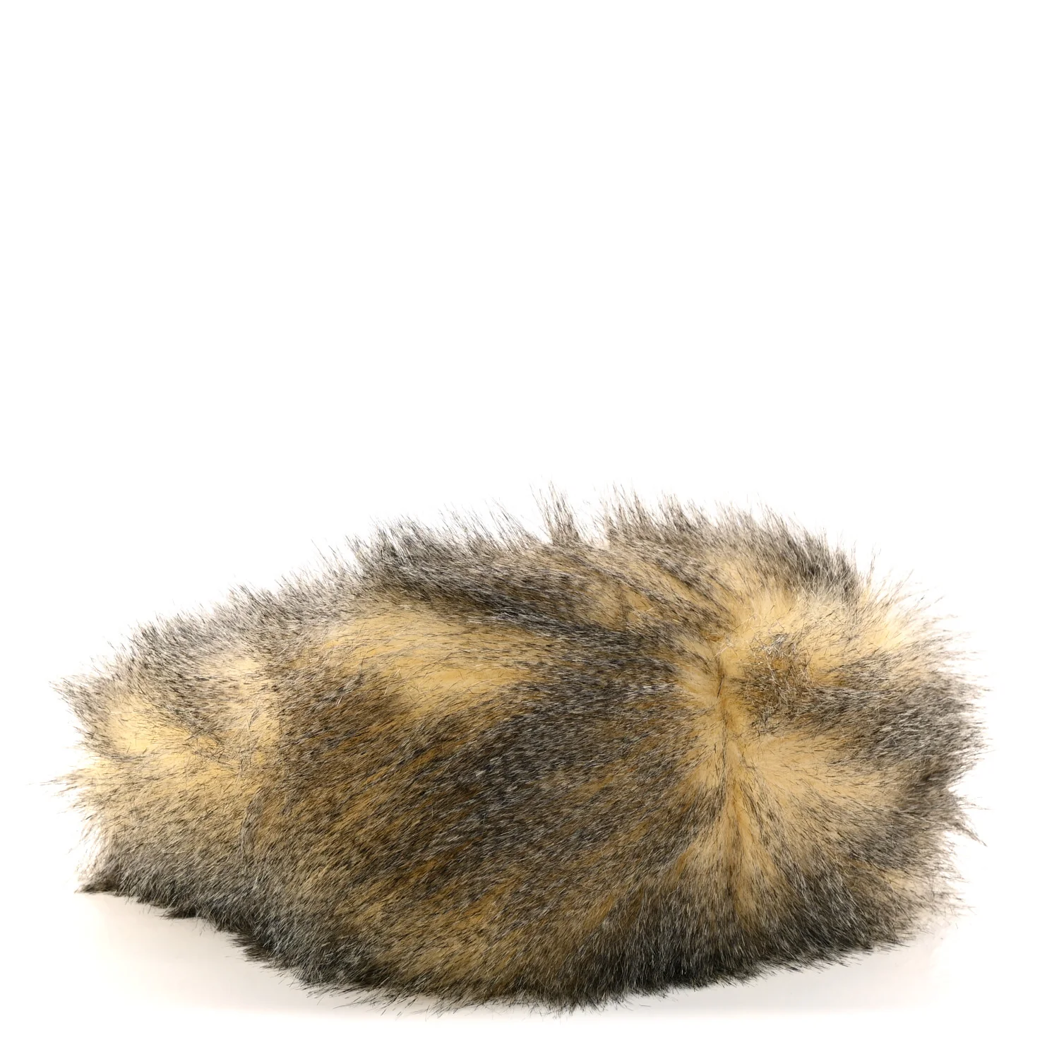 Aspen Vitello Faux Fur Tote Crema Black - Top Club
