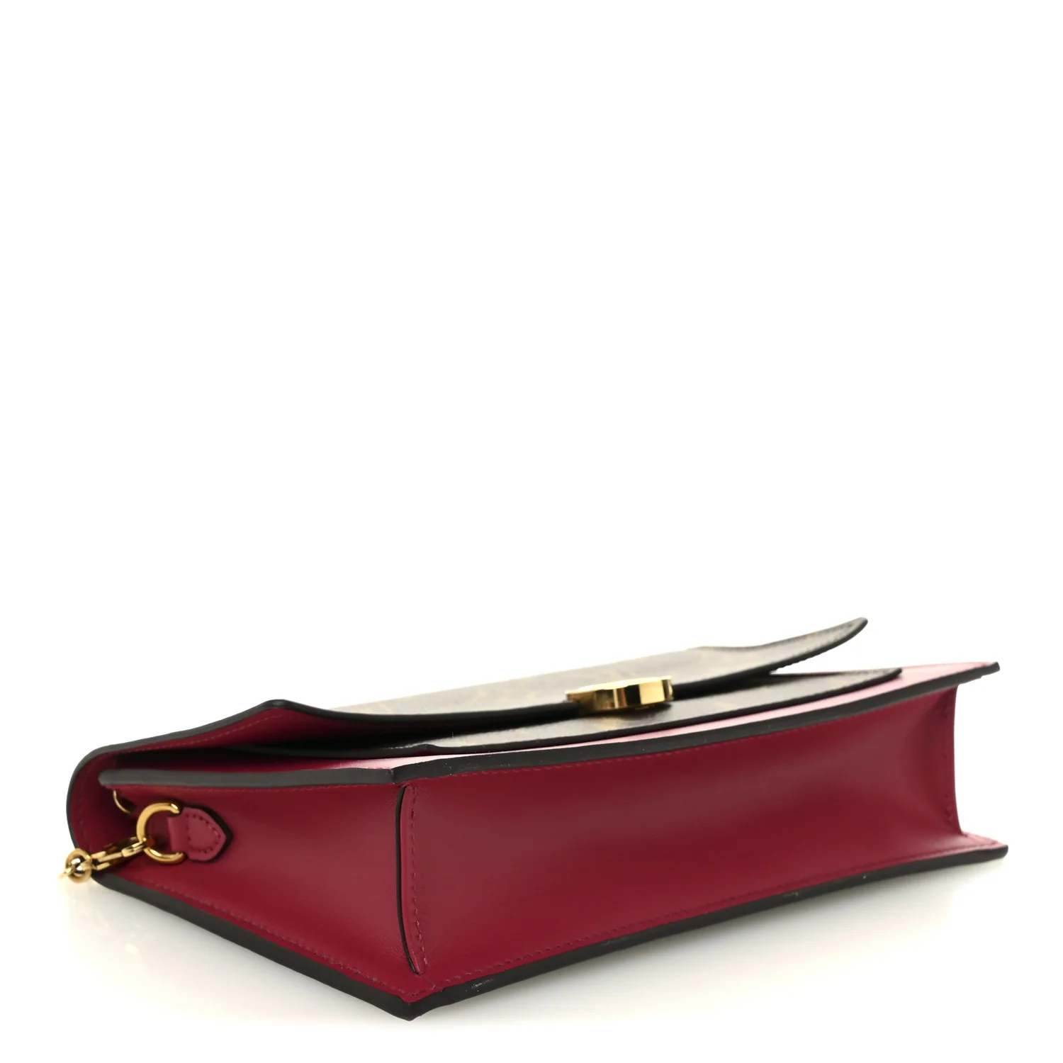 Monogram Flore Chain Wallet Fuchsia - Top Club