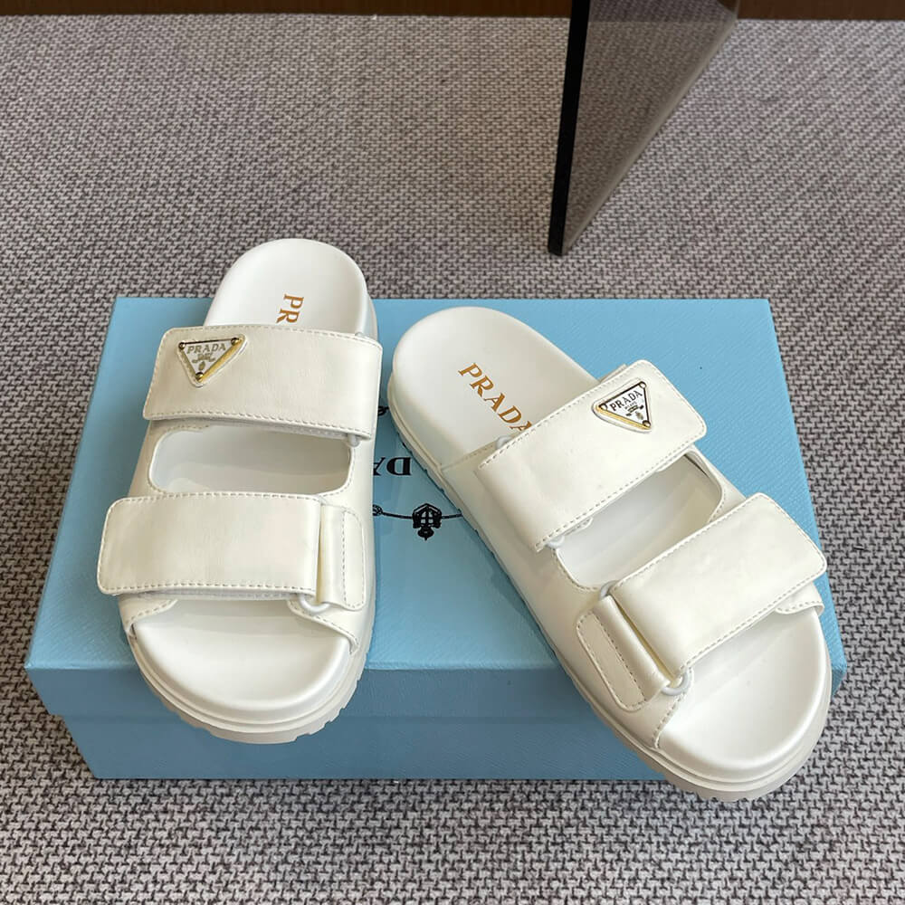PRADA Nappa leather slides - Top Club