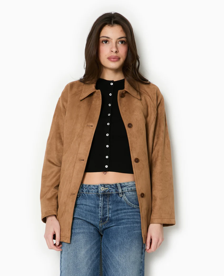 Pimkie Manteau court en suédine