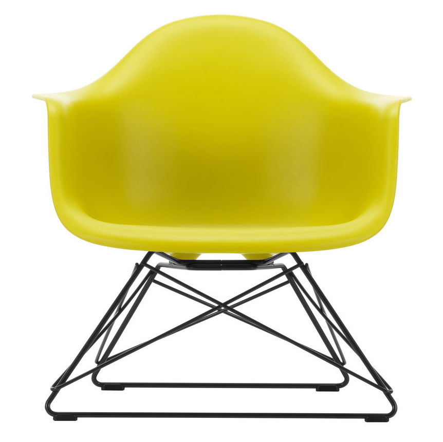 Fauteuil LAR RE zwart Mustard