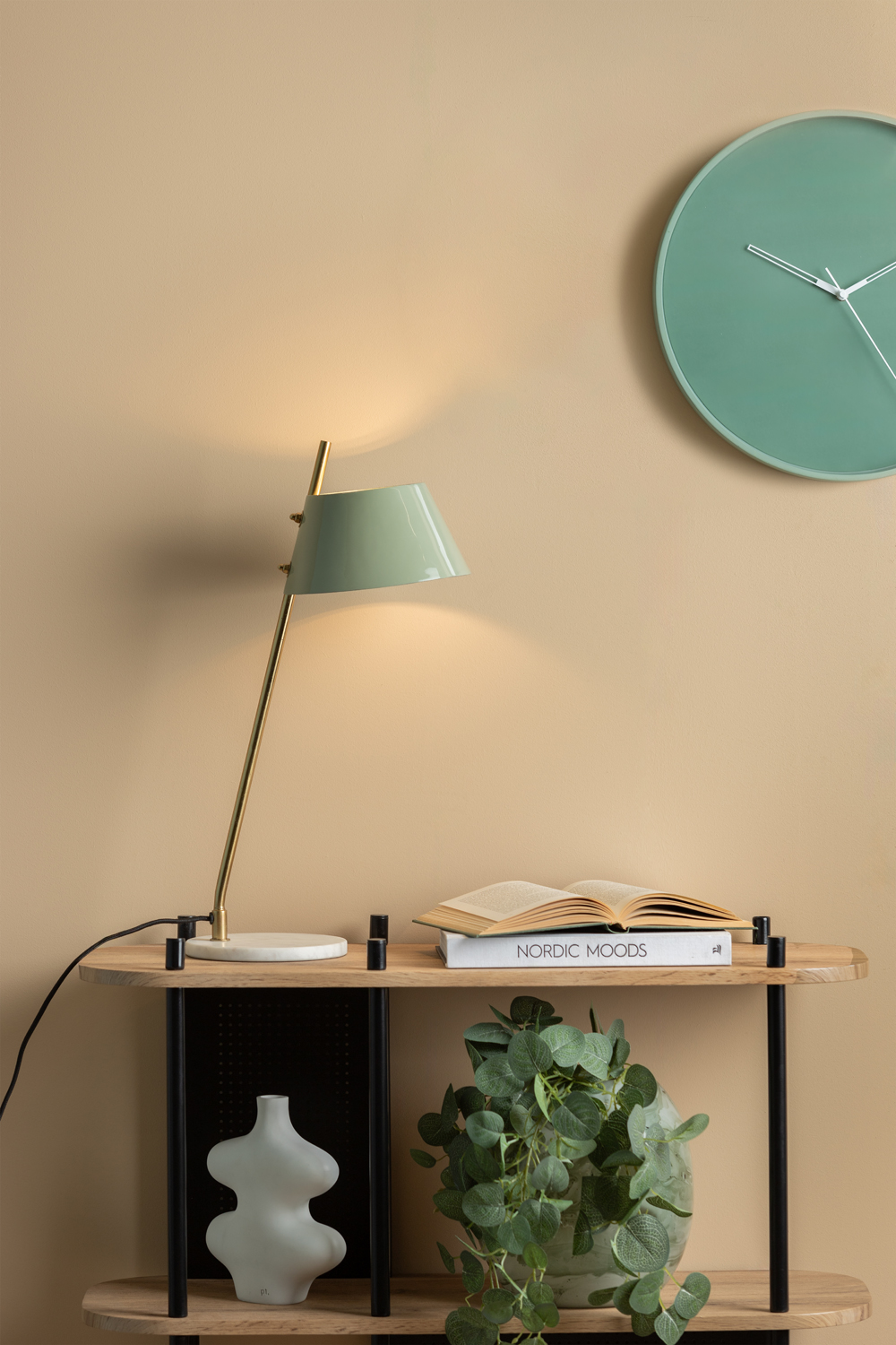 Table lamp Savvy enamel white