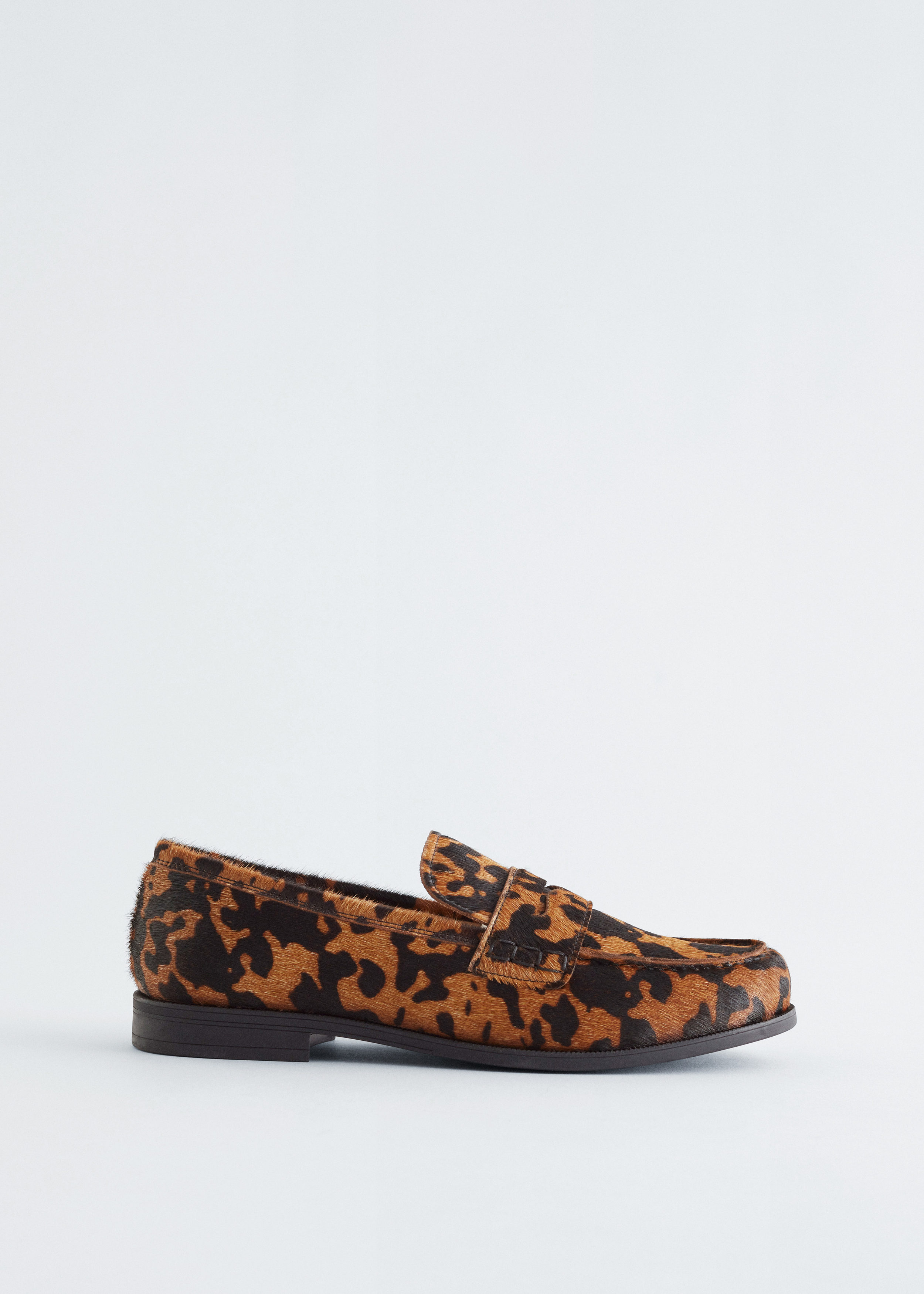 & Other Stories COW-PRINT LOAFERS