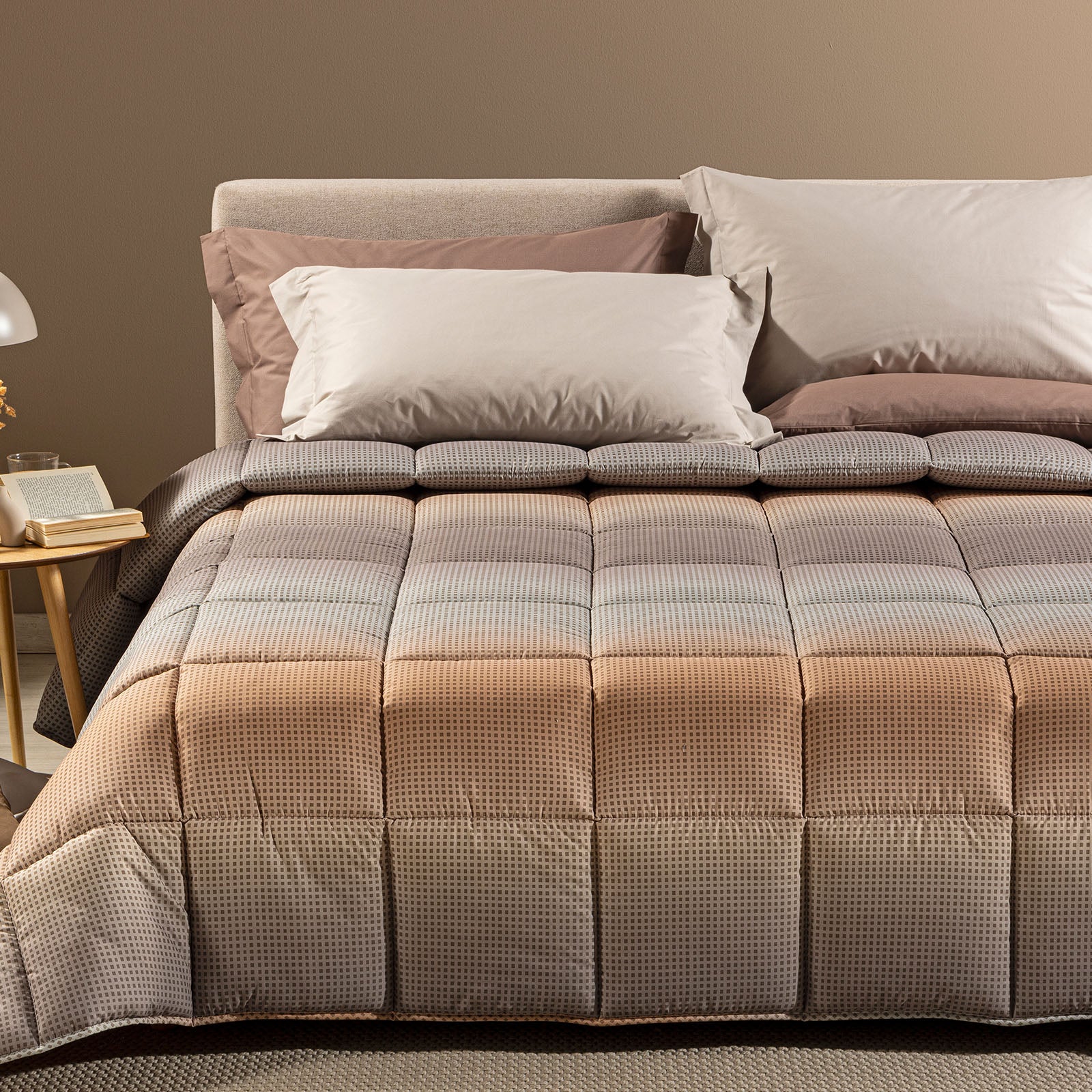 Trapunta In Microfibra Larry Singolo Gold Modern