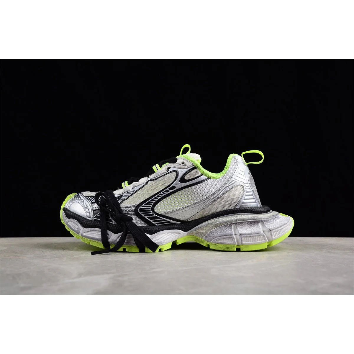 BALENCIAGA 3XL x WHITE BLACK FLUO YELLOW - Sneaker Replica Workshop