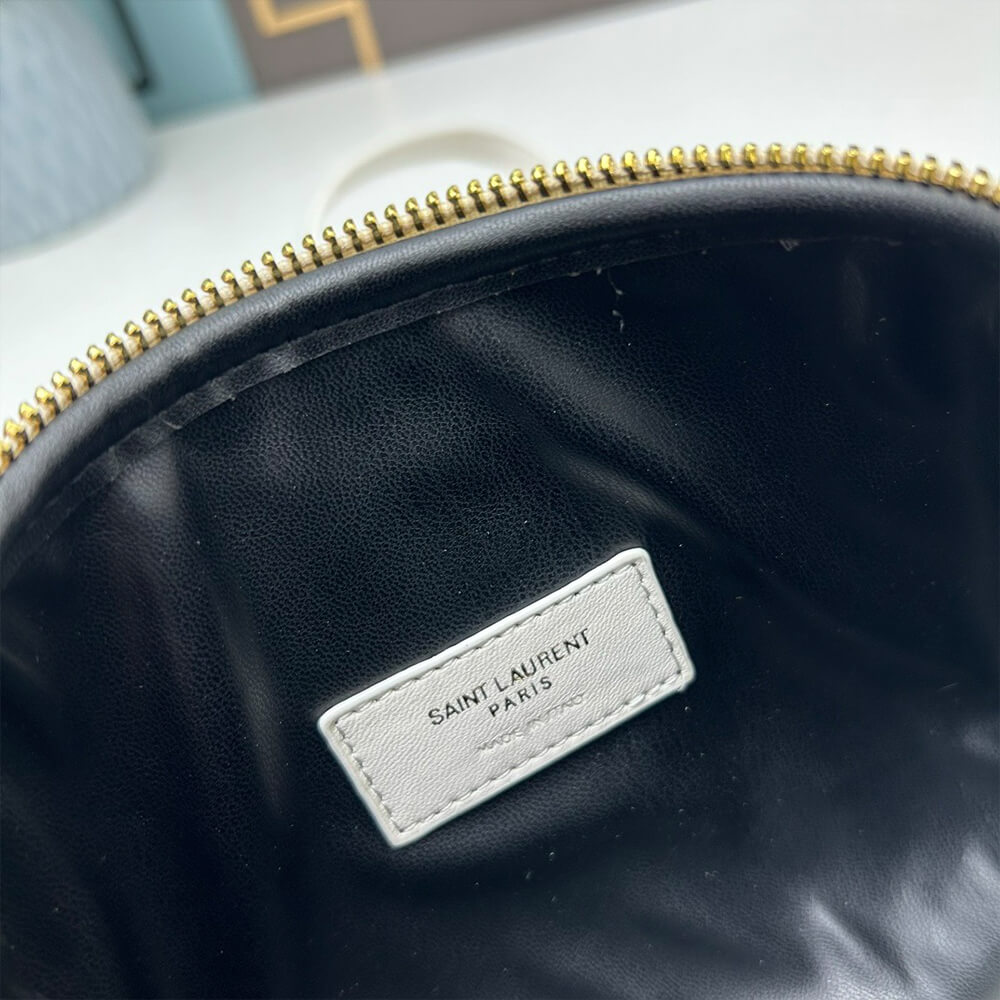 YSL Gaby zipped pouch in quilted lambskin - Top Club