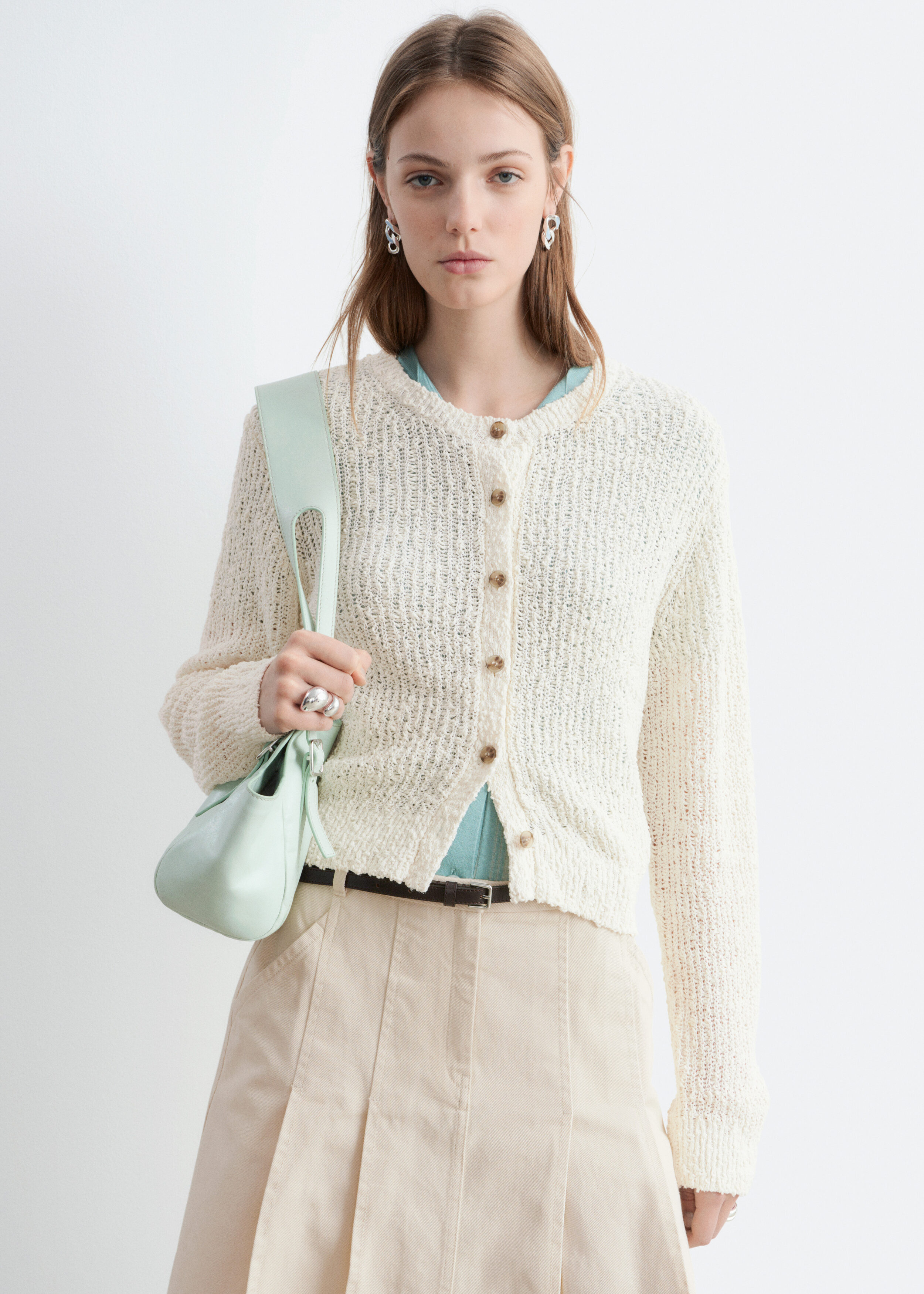 & Other Stories SILK-COTTON CARDIGAN
