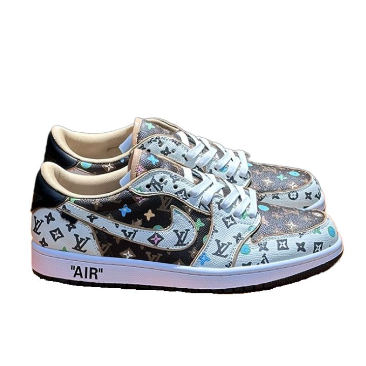 Louis Vuitton X Nike Co-Branded Casual Men's Sneakers (Replica) - Sneaker Replica Workshop