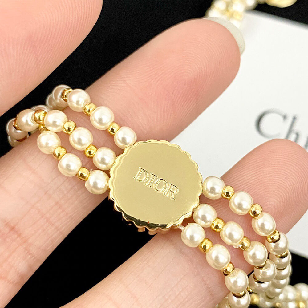 DIOR PEARL NECKLACE - Top Club