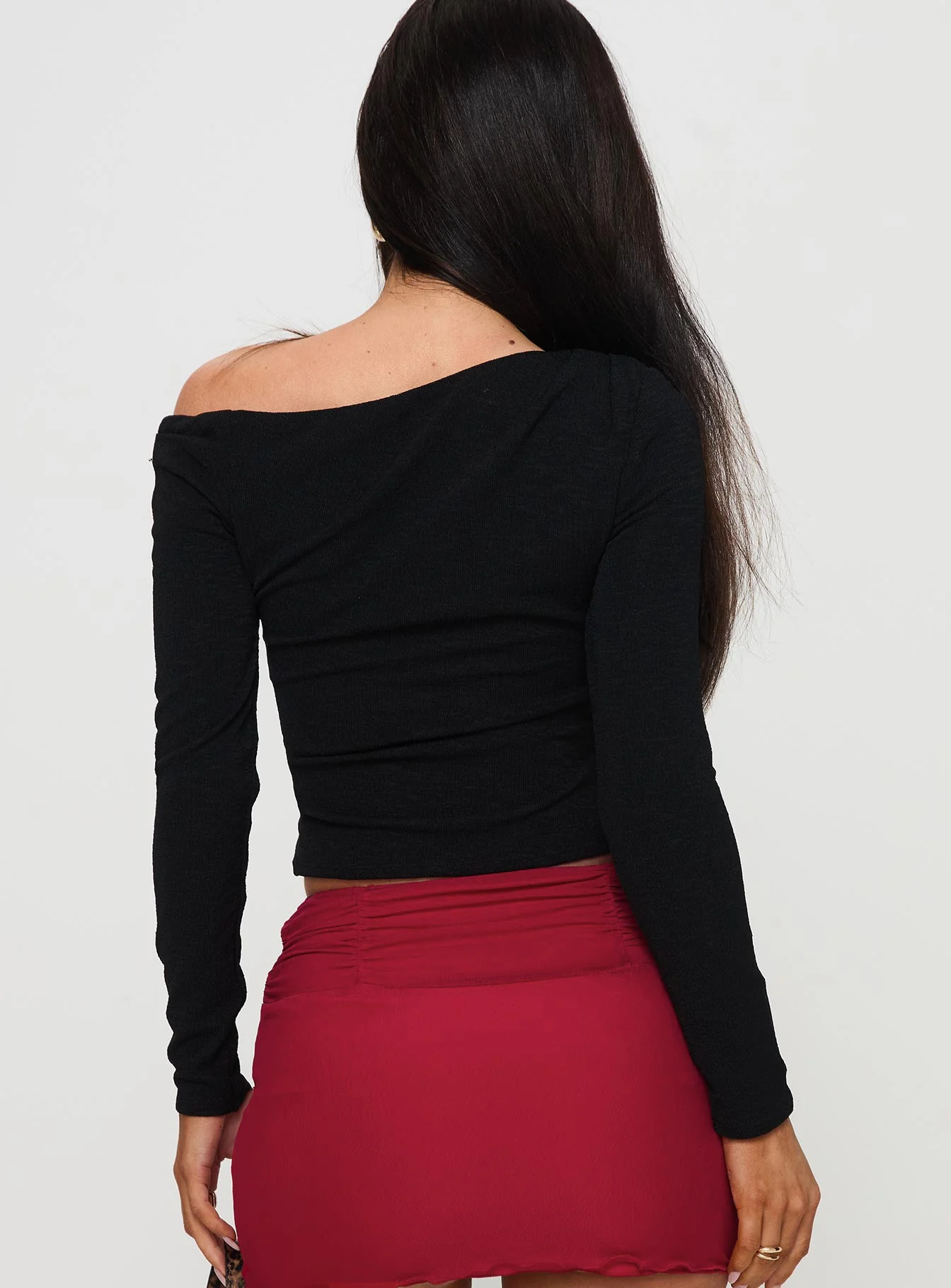 Malian Long Sleeve Top Black