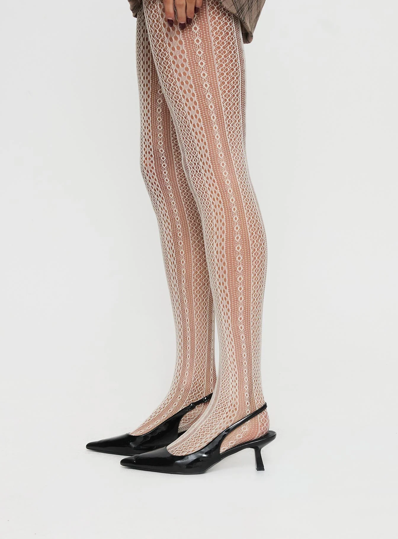 Vaugn Lace Stocking Cream