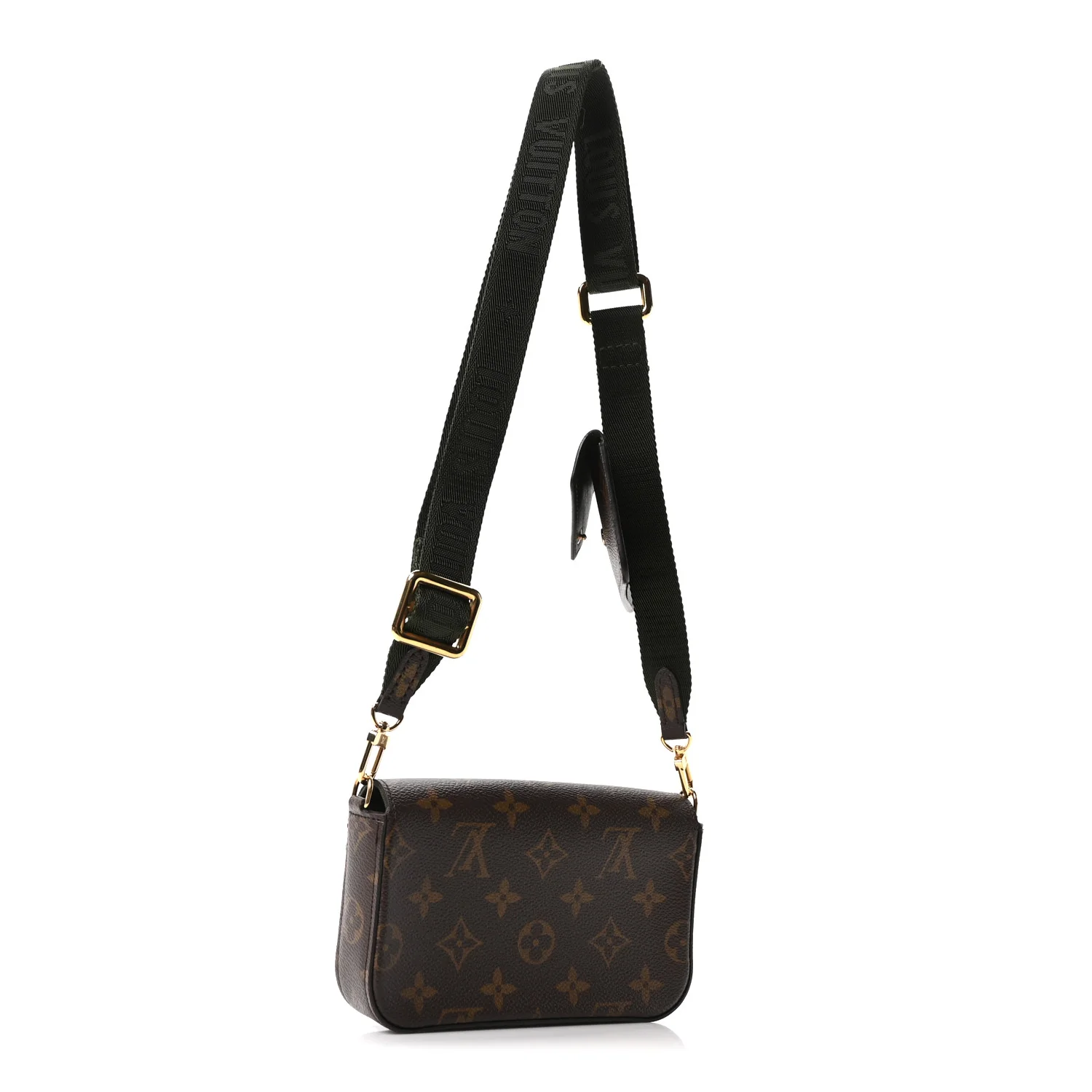 Monogram Felicie Strap & Go Kaki