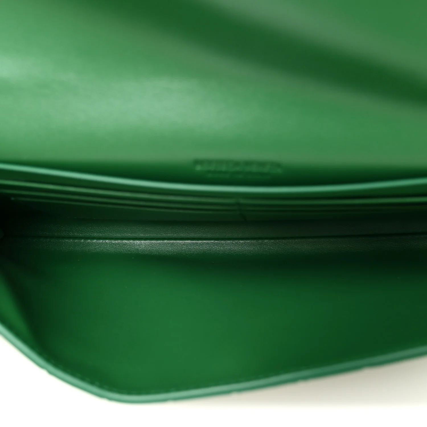 Nappa Intrecciato Long Andiamo Top Handle Clutch Jungle - Top Club